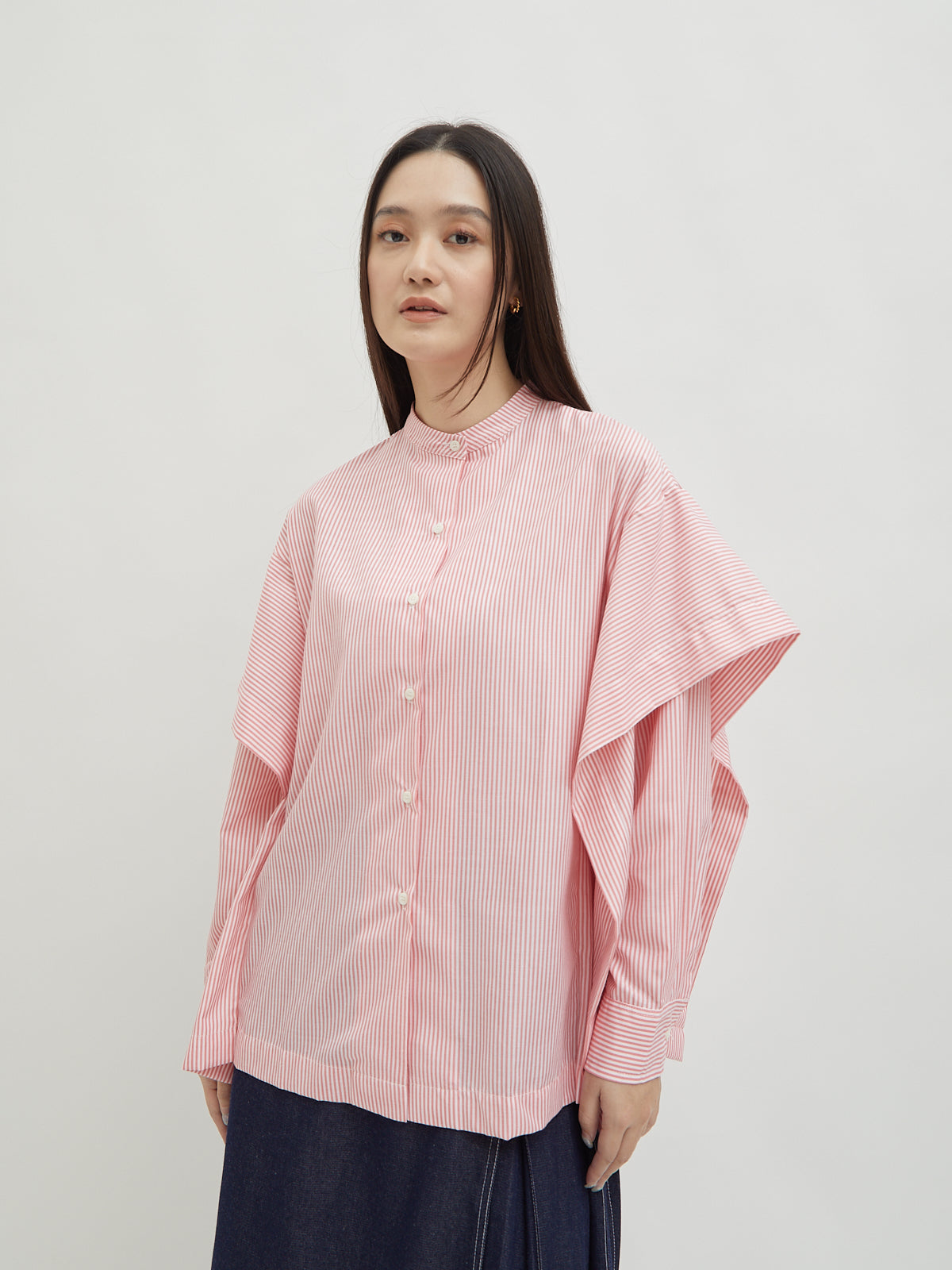 Aluna Side Ruffle Shirt