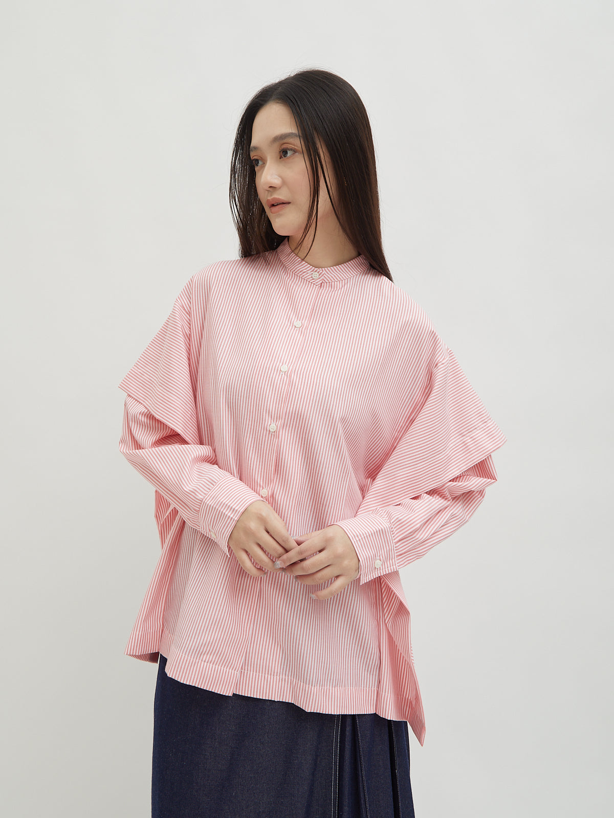 Aluna Side Ruffle Shirt