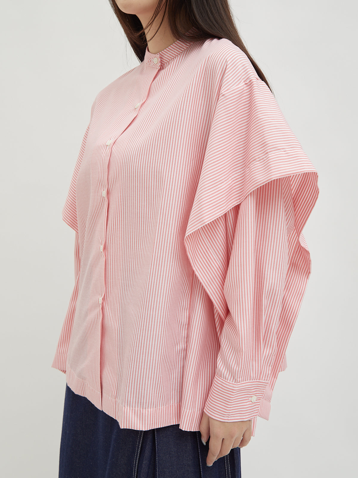 Aluna Side Ruffle Shirt