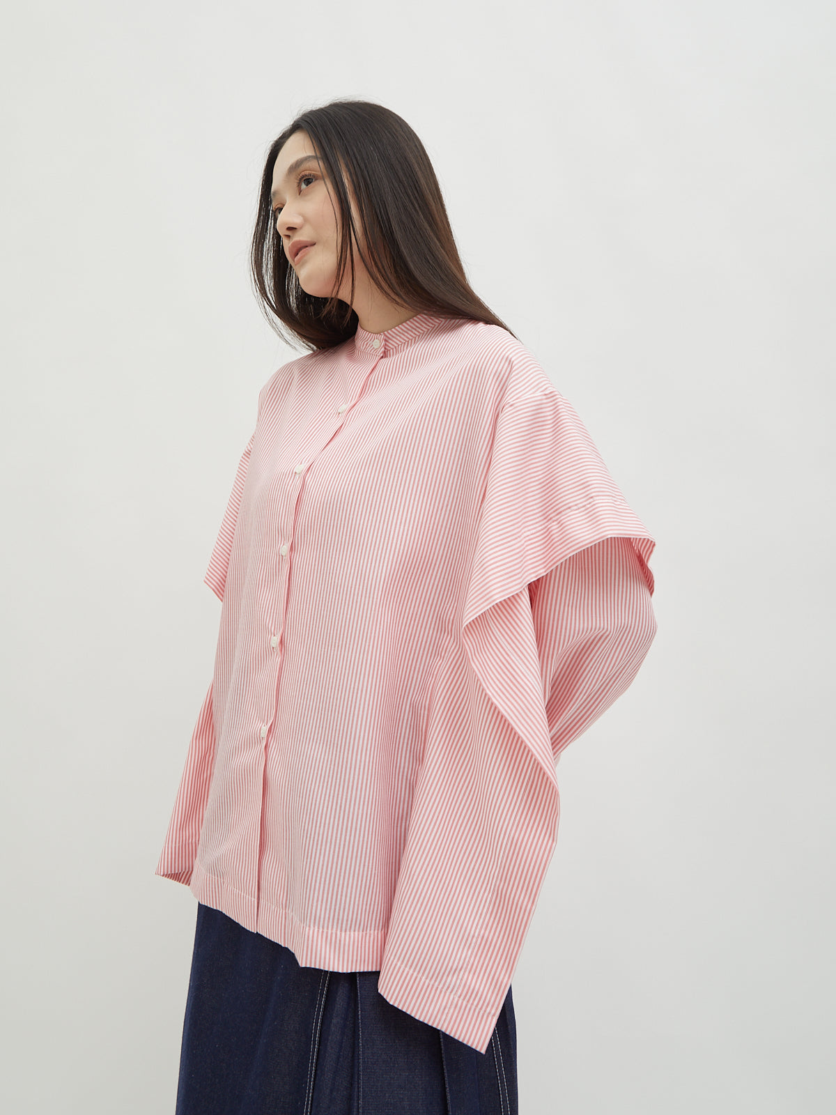 Aluna Side Ruffle Shirt