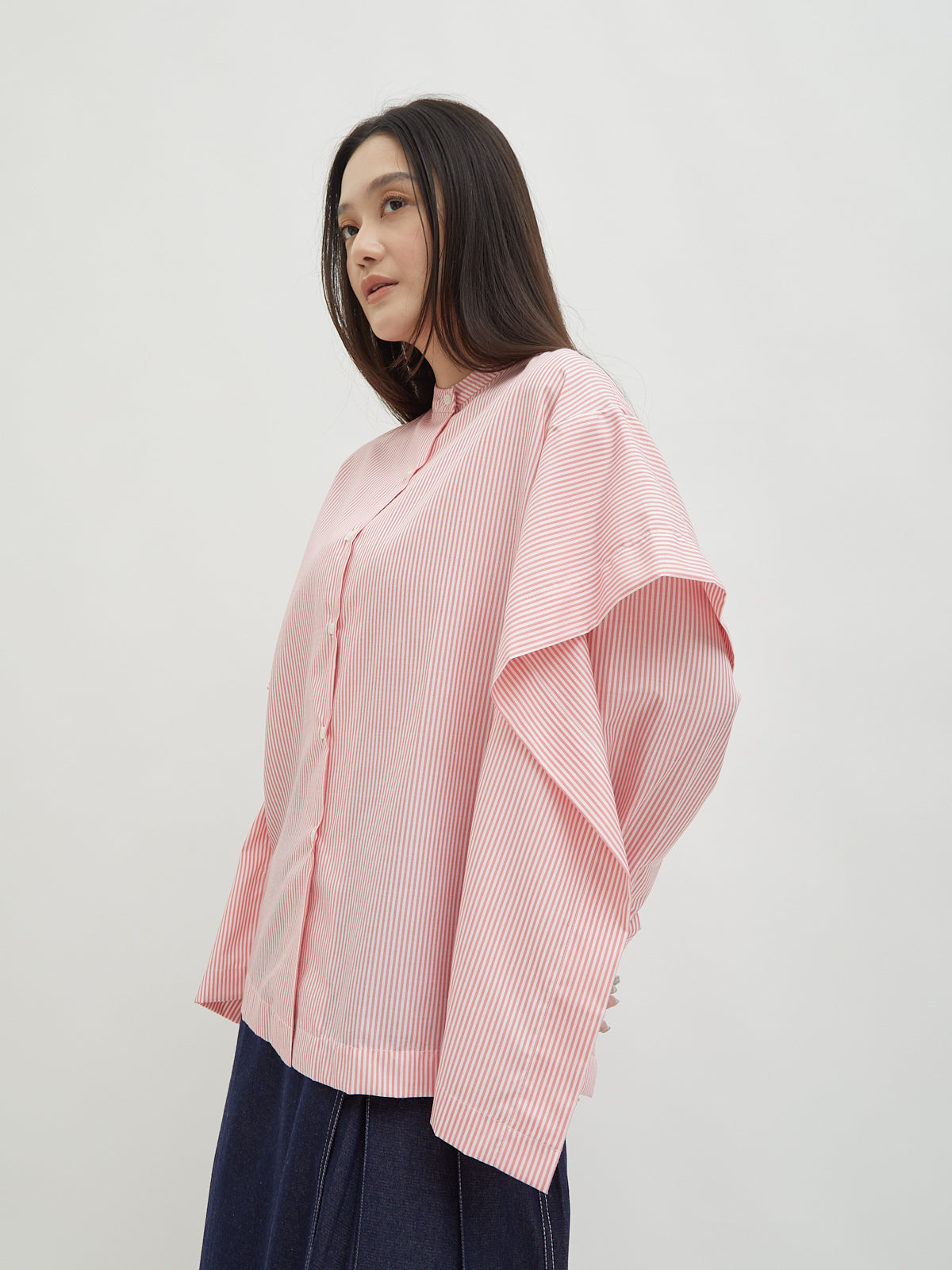 Aluna Side Ruffle Shirt