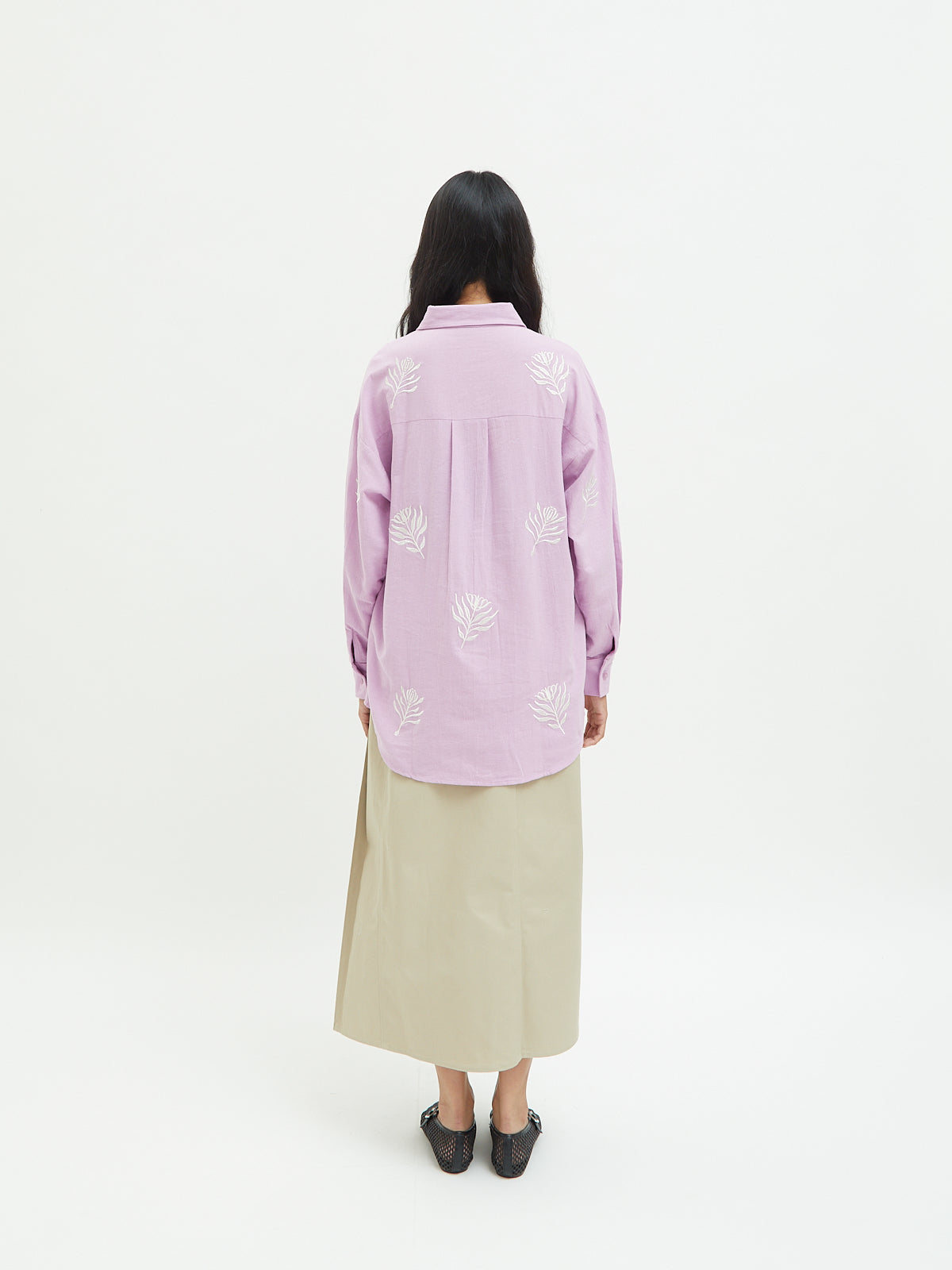 Aster Embroidery Shirt