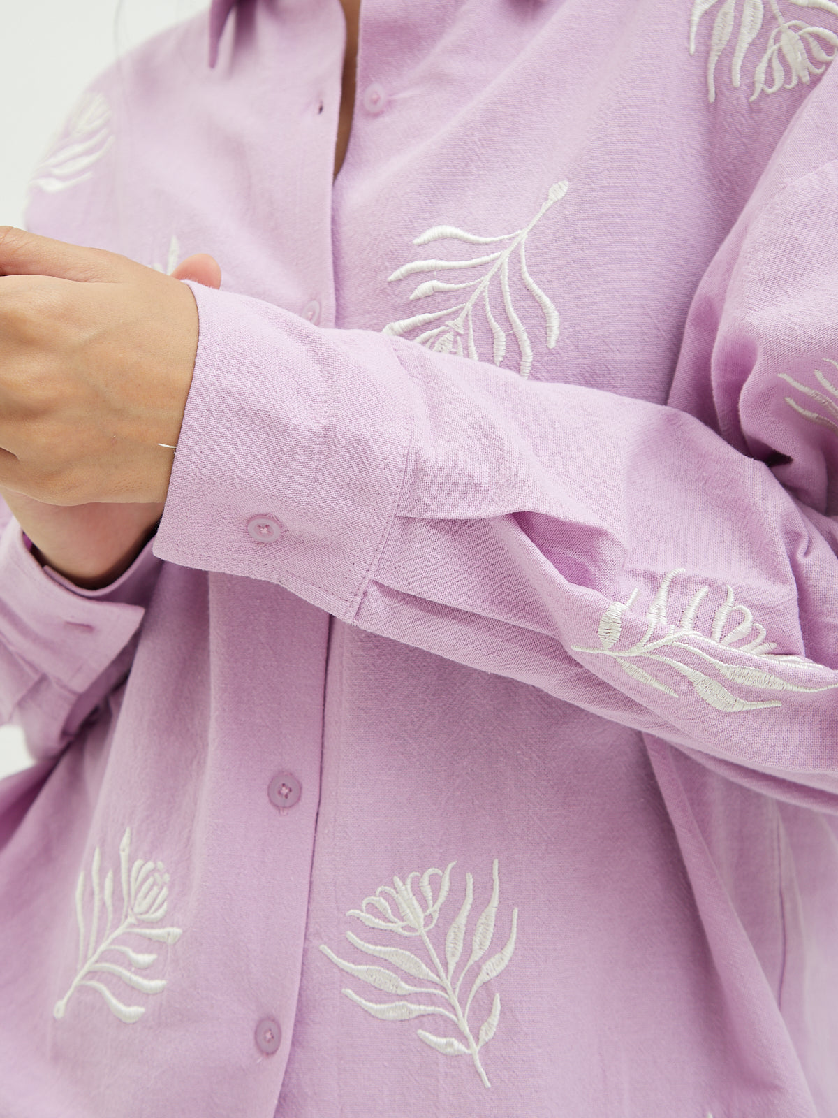 Aster Embroidery Shirt