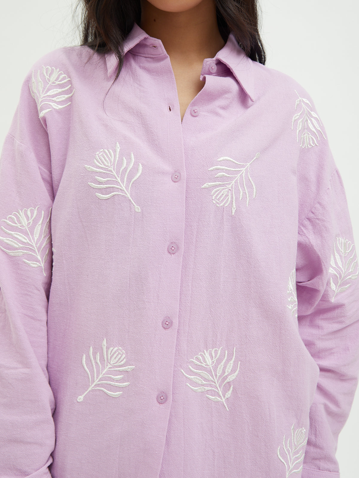 Aster Embroidery Shirt