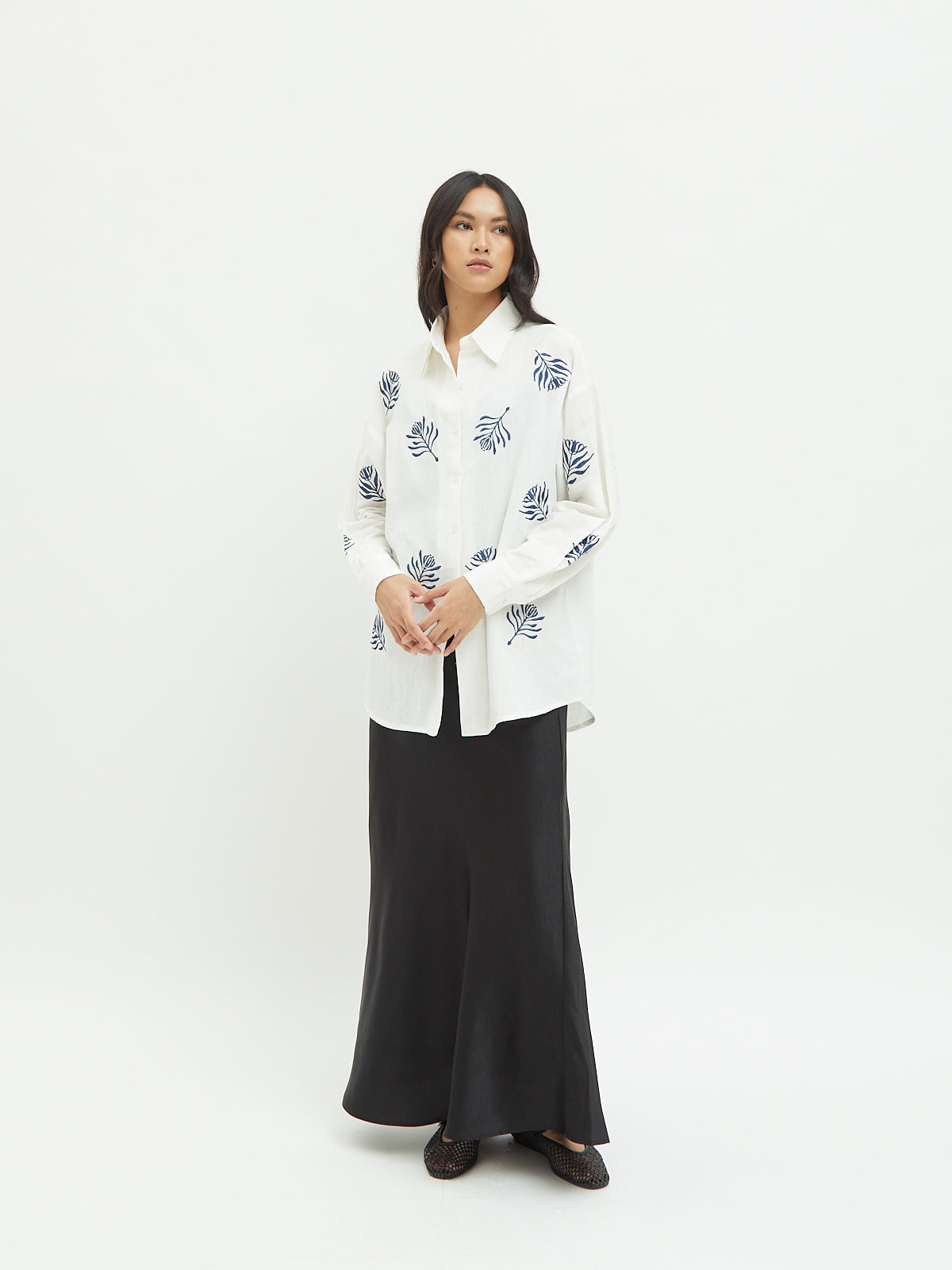 Aster Embroidery Shirt