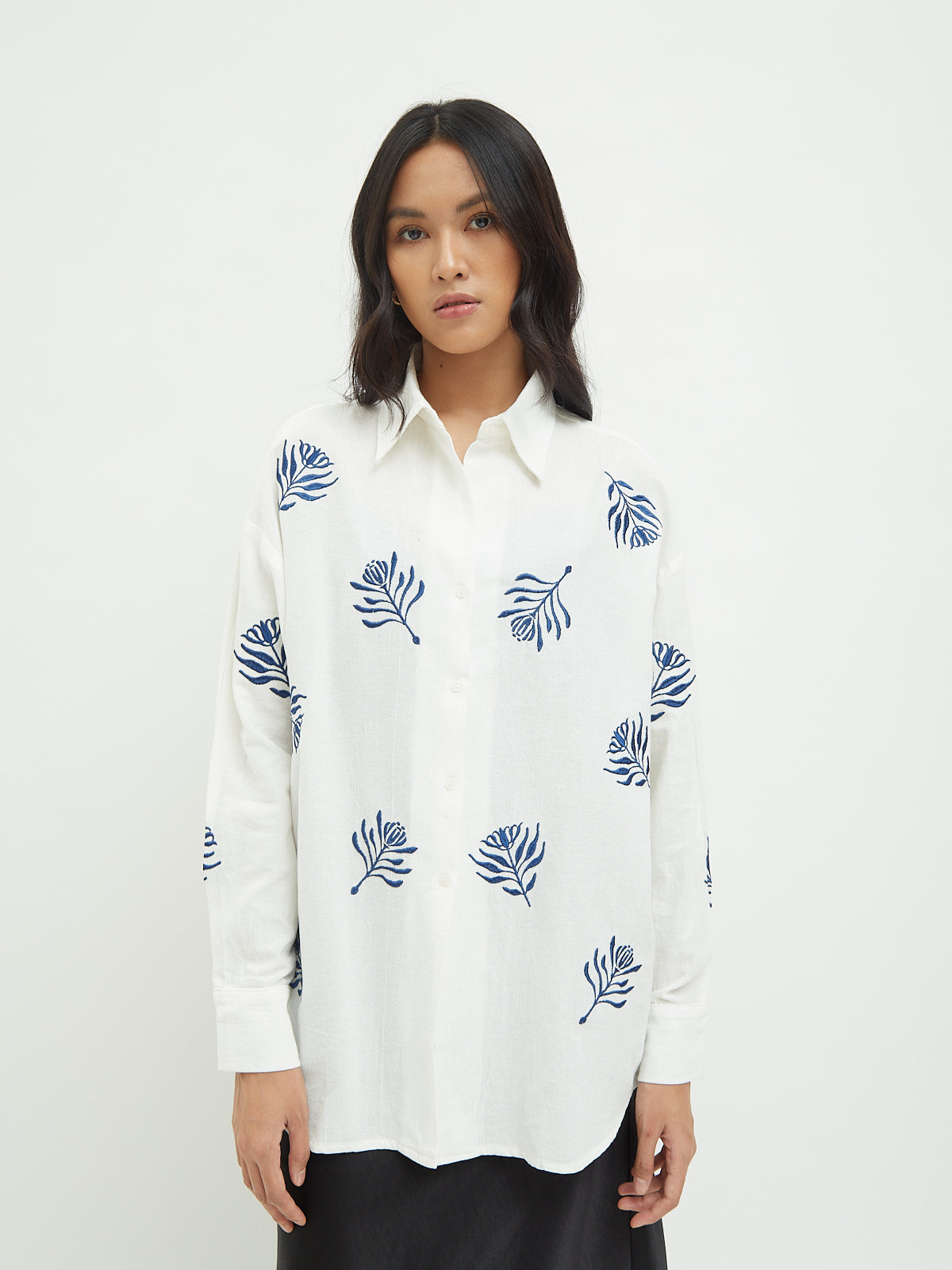 Aster Embroidery Shirt