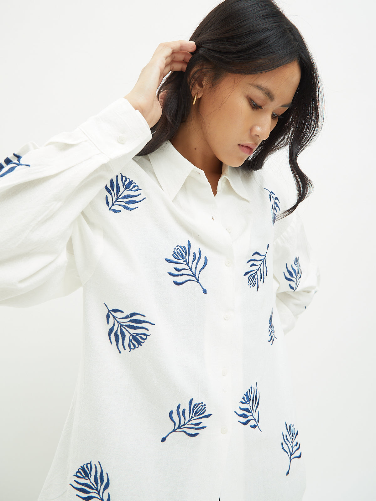 Aster Embroidery Shirt