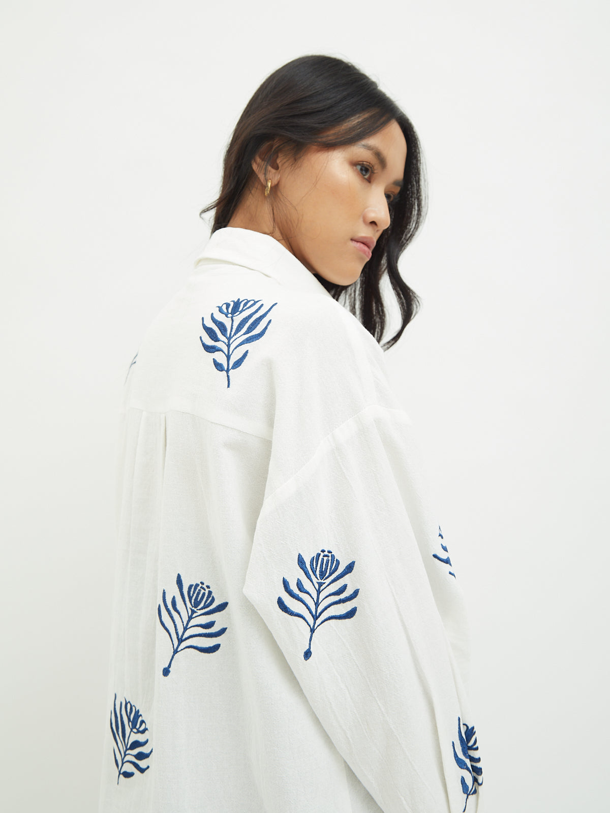 Aster Embroidery Shirt