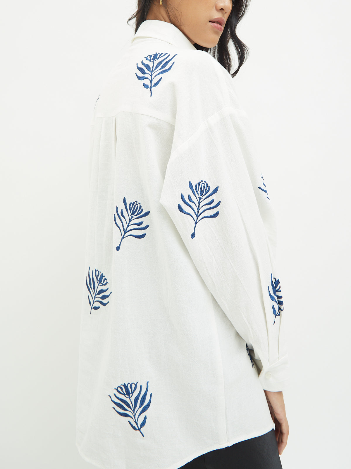 Aster Embroidery Shirt