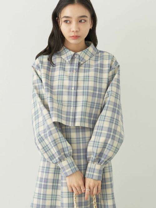 Kazari Check Shirt Jacket