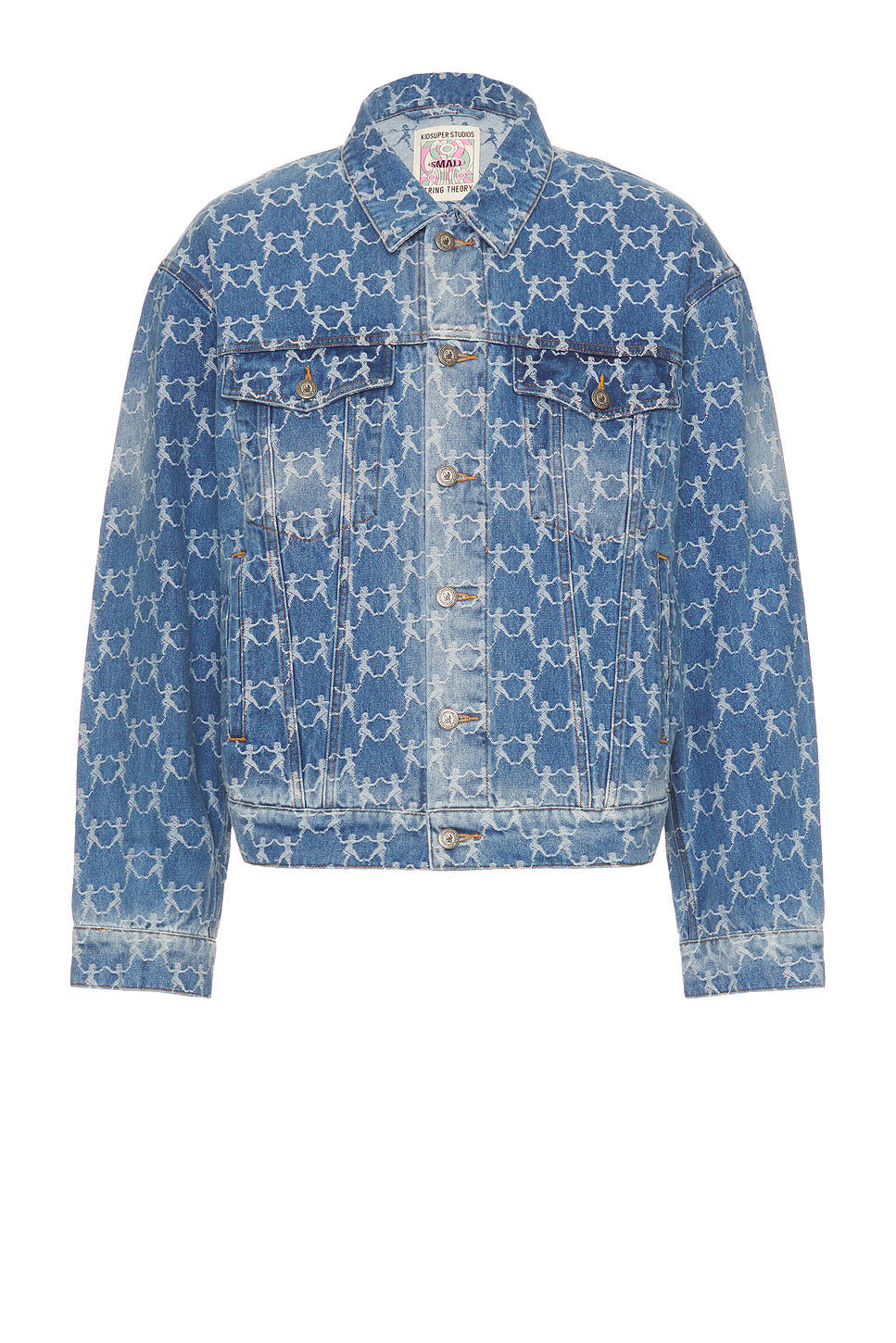 Jaquard Dancing Ladies Denim Jacket