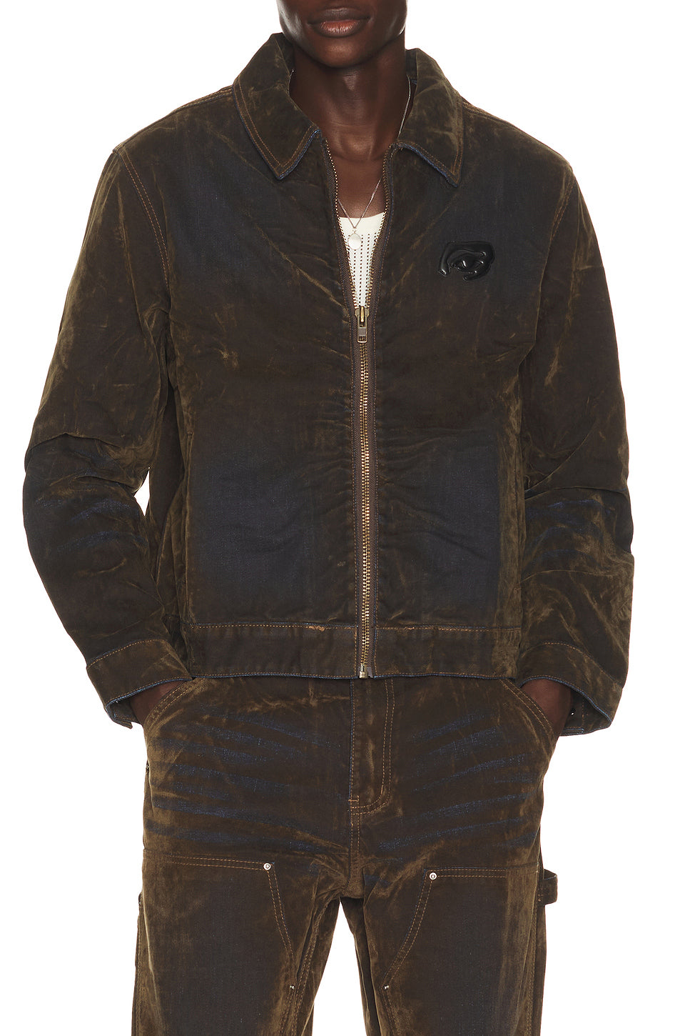 Flocked Work Jacket