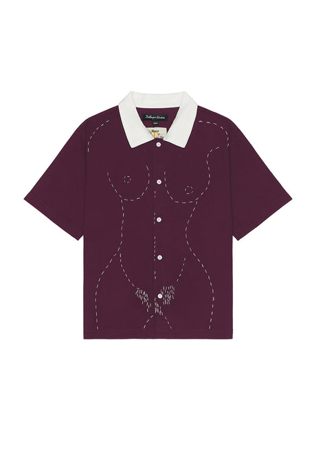 Embroidered Figure Shirt