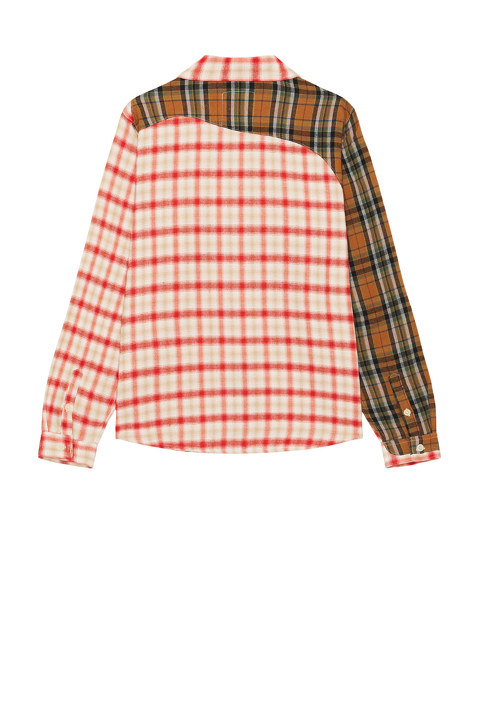Patchwork Face Flannel Shirt