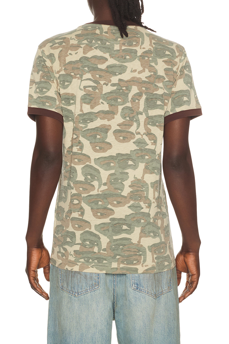 Face Camo Short Sleeve Shirt