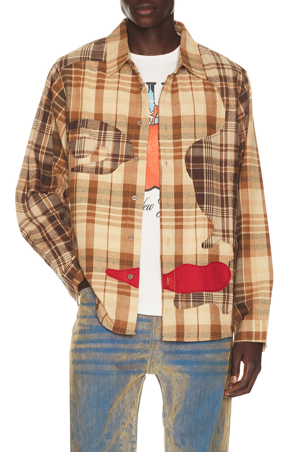 Patchwork Face Flannel