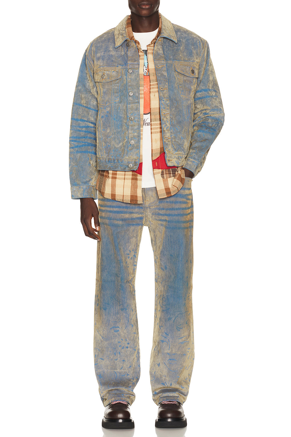 Patchwork Face Flannel