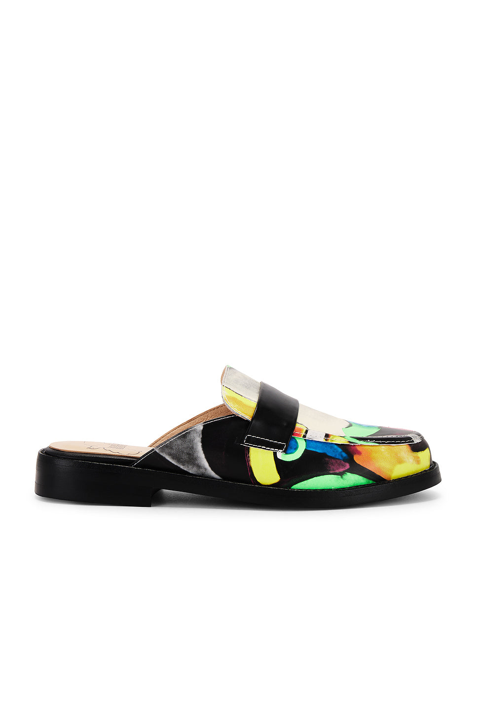 Bauhaus Face Printed Mule