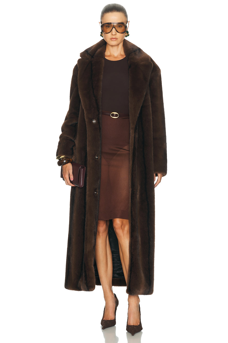 Henk Faux Fur Coat