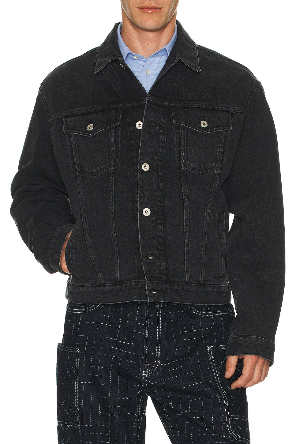 Boke Flower Trucker Jacket