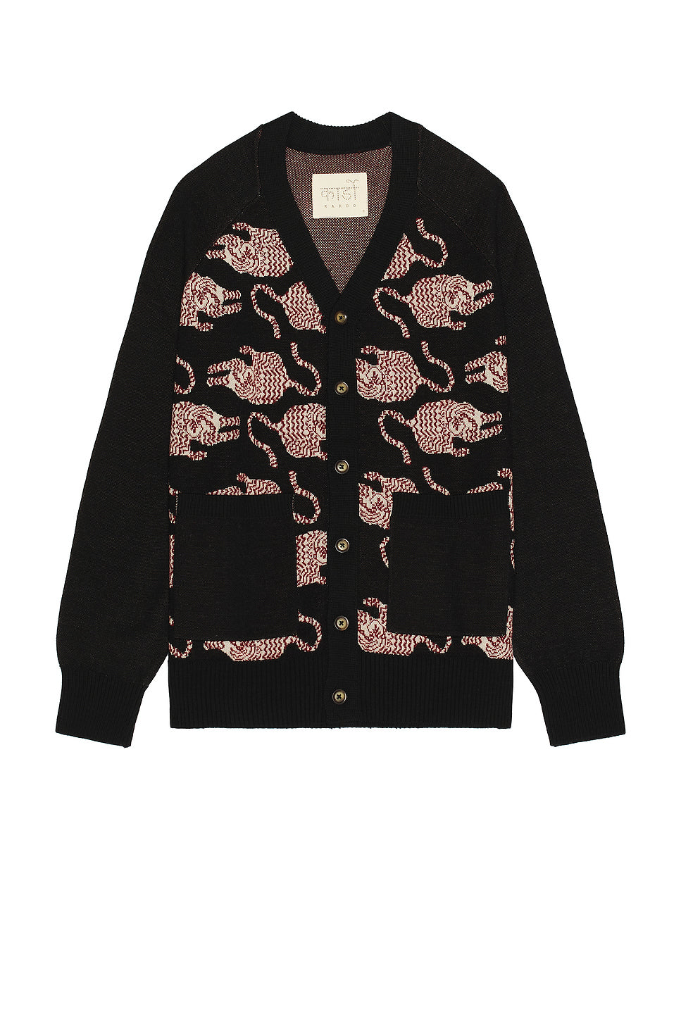 Agamay Knitted Cardigan With Patch Pockets