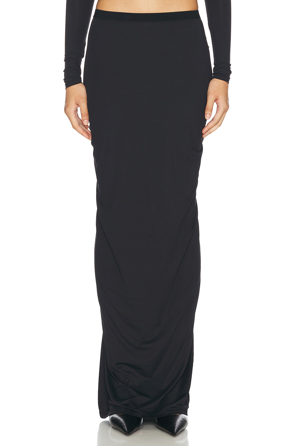 Echauffe Ruched Jersey Skirt