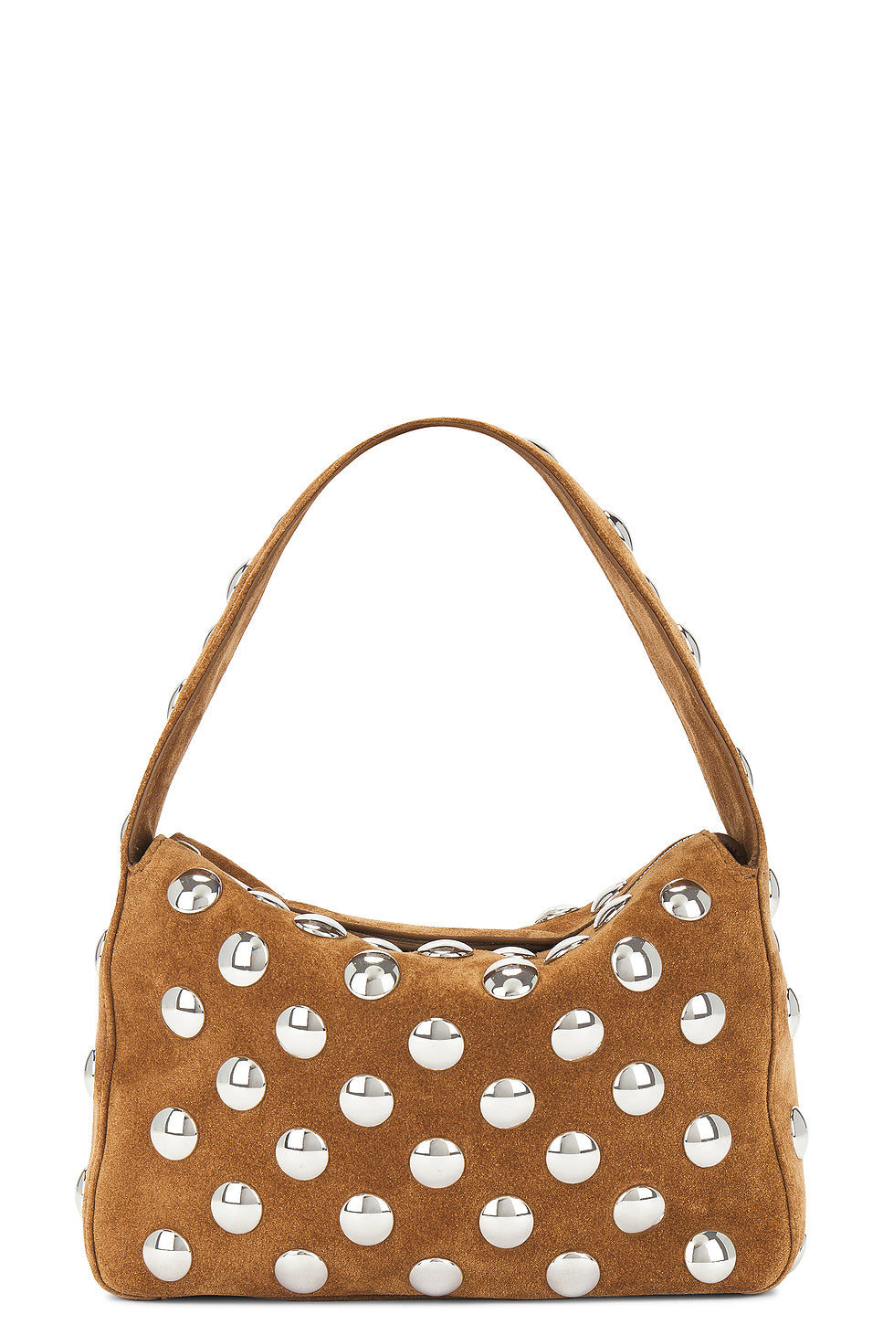 Elena Suede Small Studded Bag