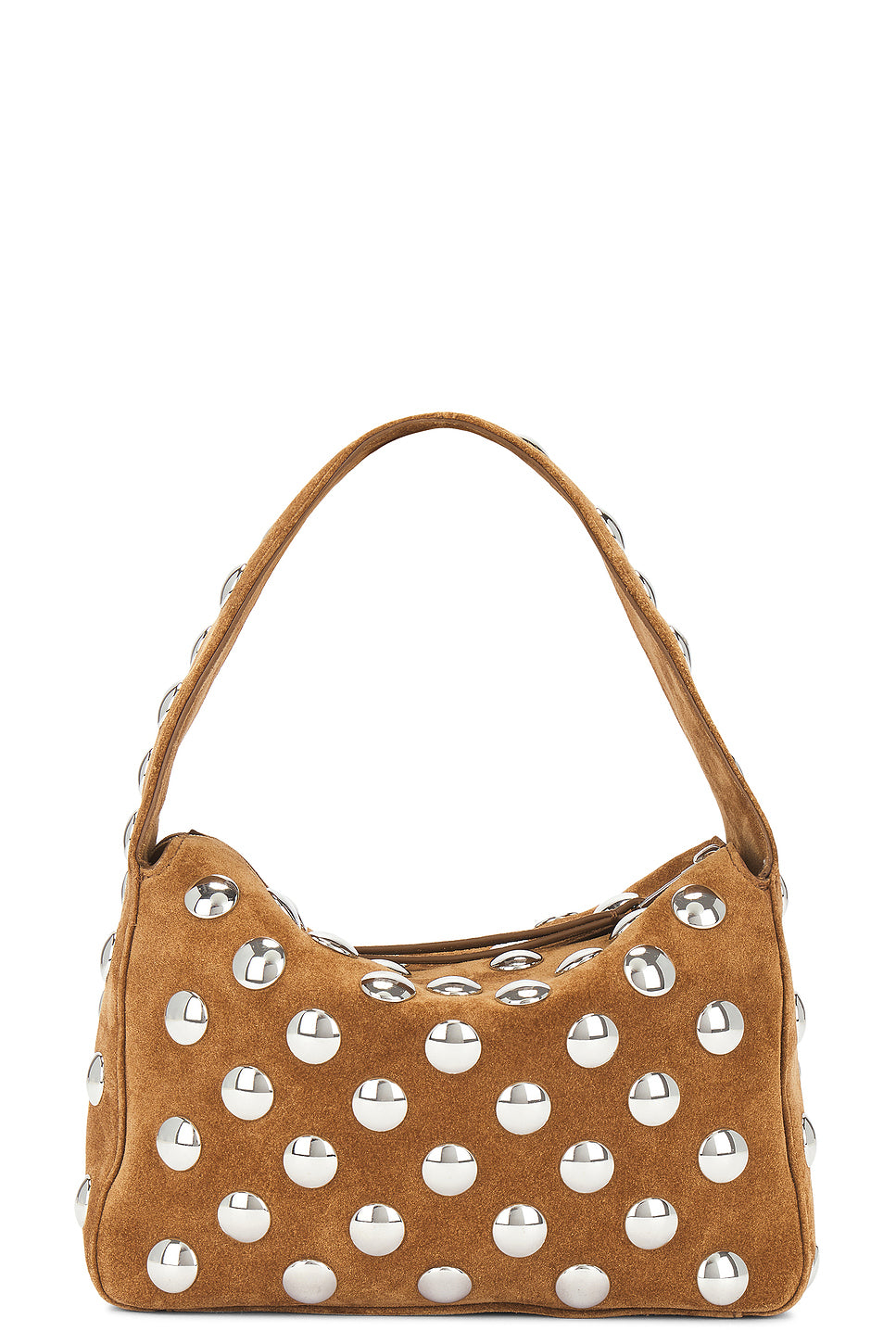 Elena Suede Small Studded Bag