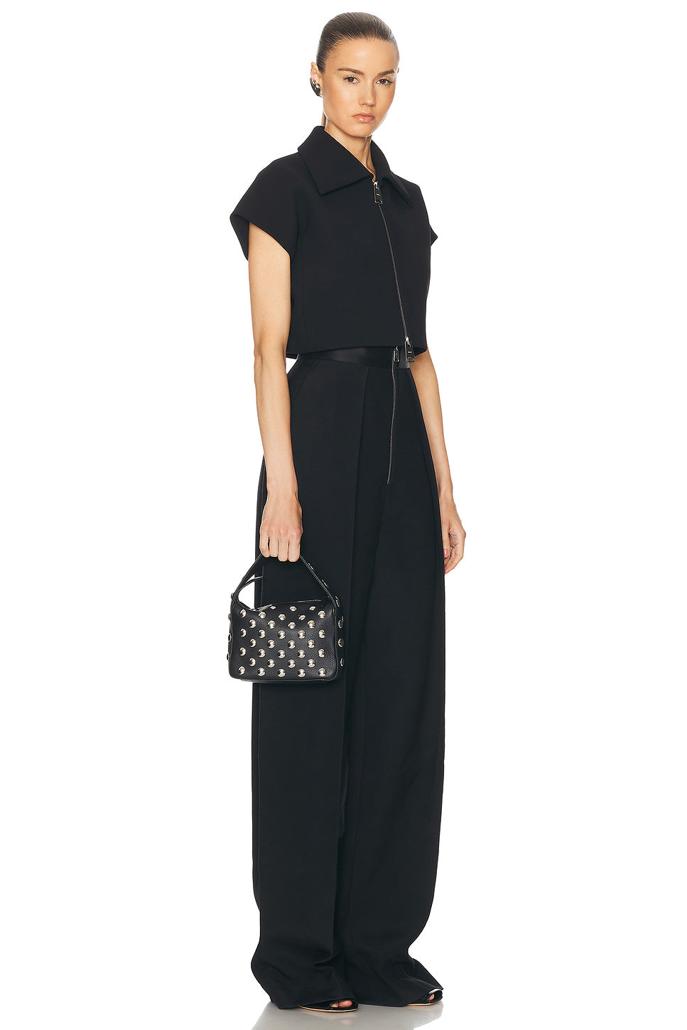 Elena Small Studded Handbag