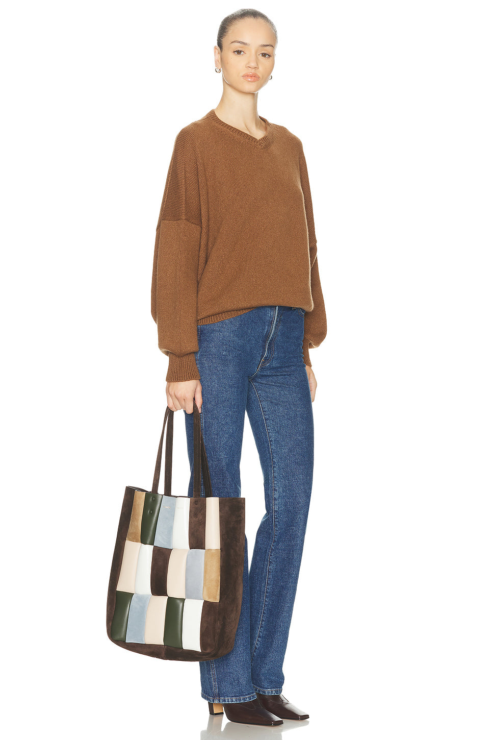 Zoe Patchwork Tote Bag