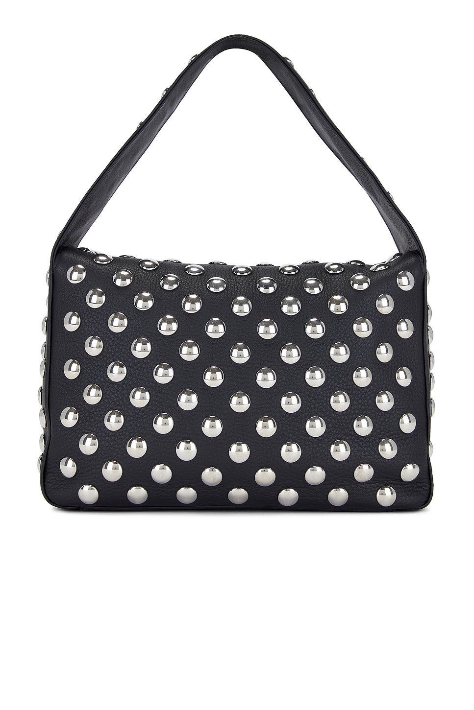 Elena Silver Studs Shoulder Bag