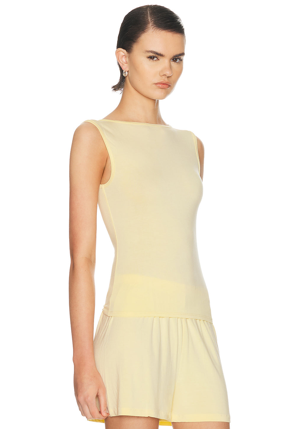 Bateau Sleeveless Top