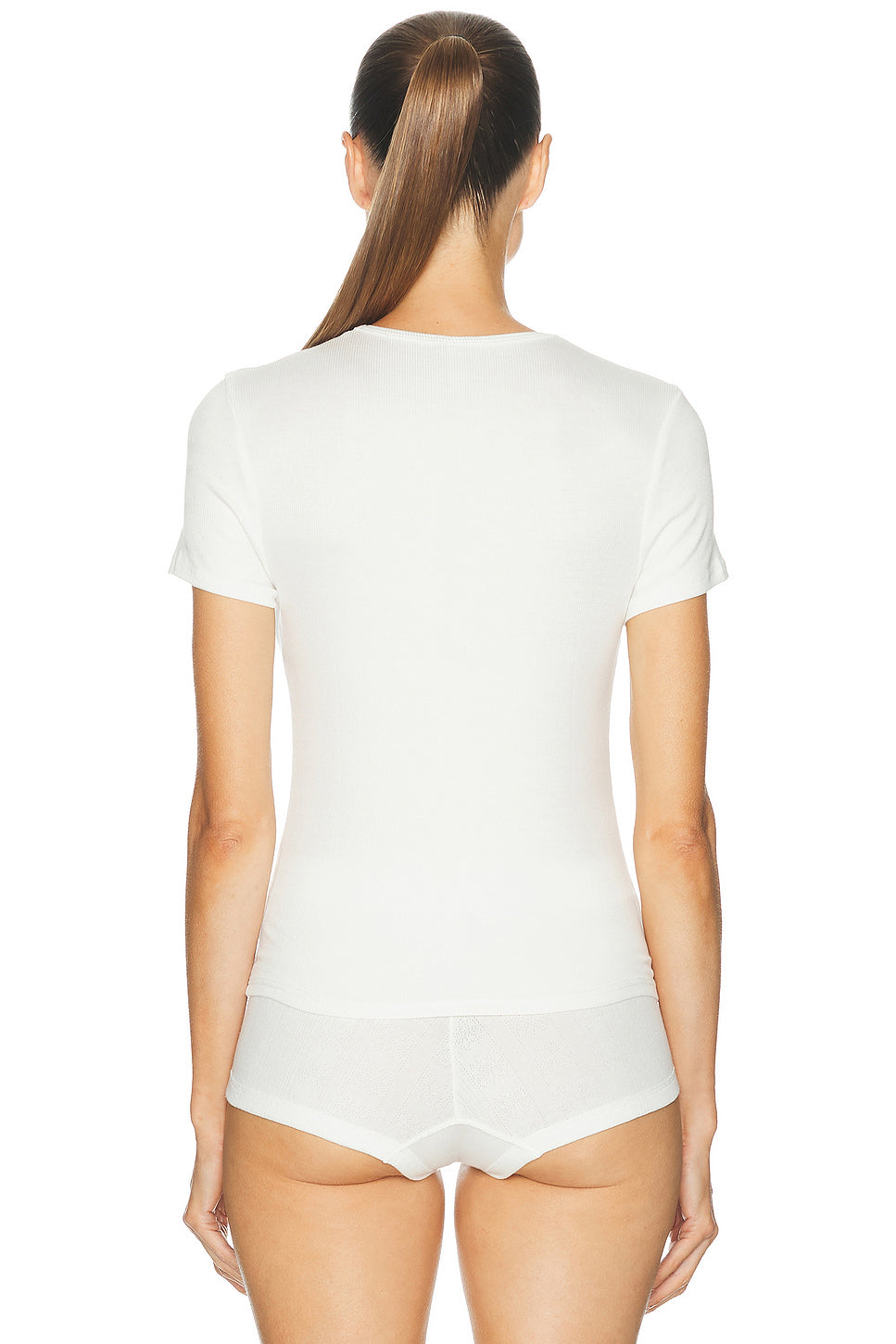 Ribbed Tencel Second Skin Baby Tee