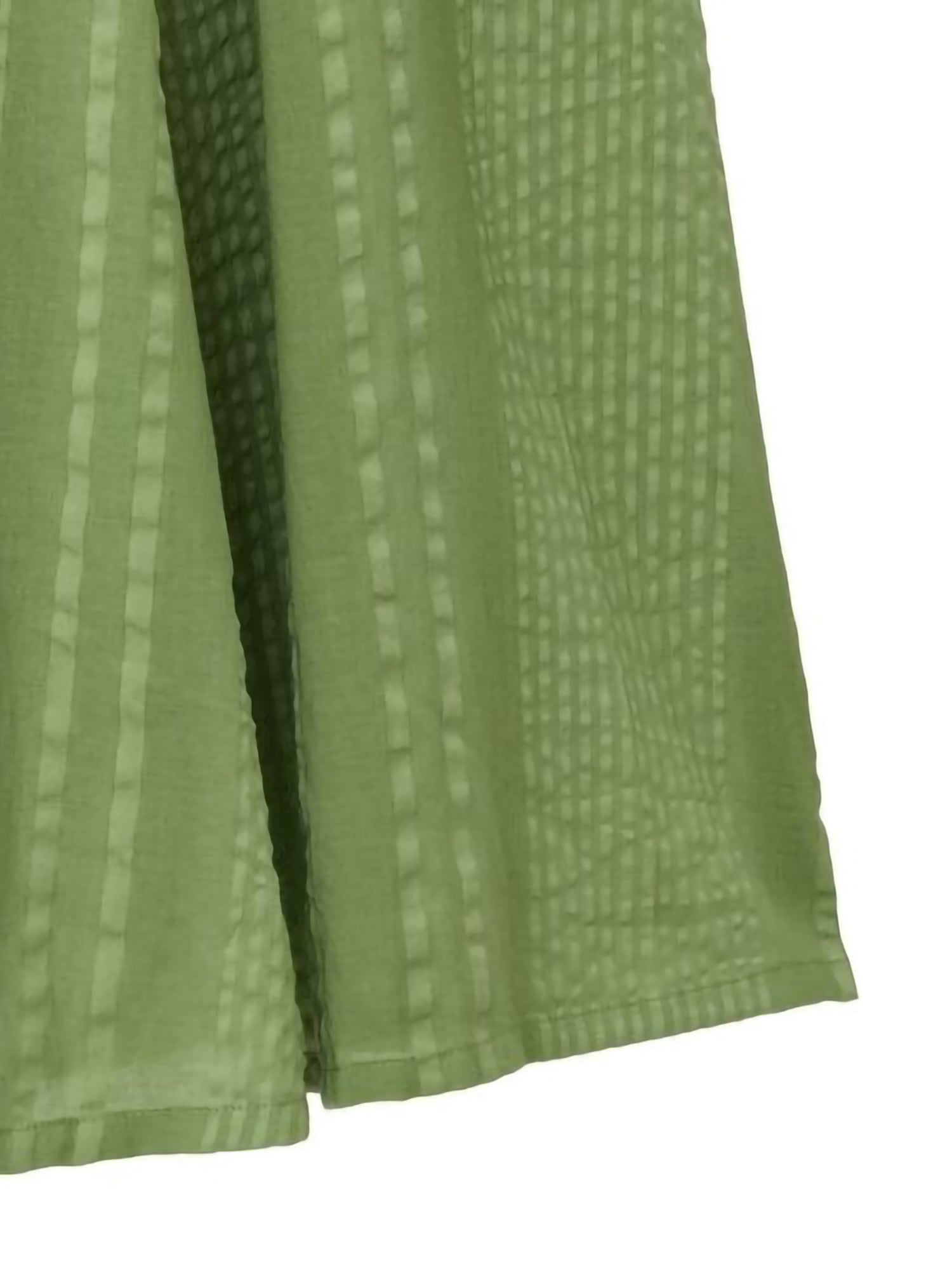 Kaien Seersucker Gathered Skirt