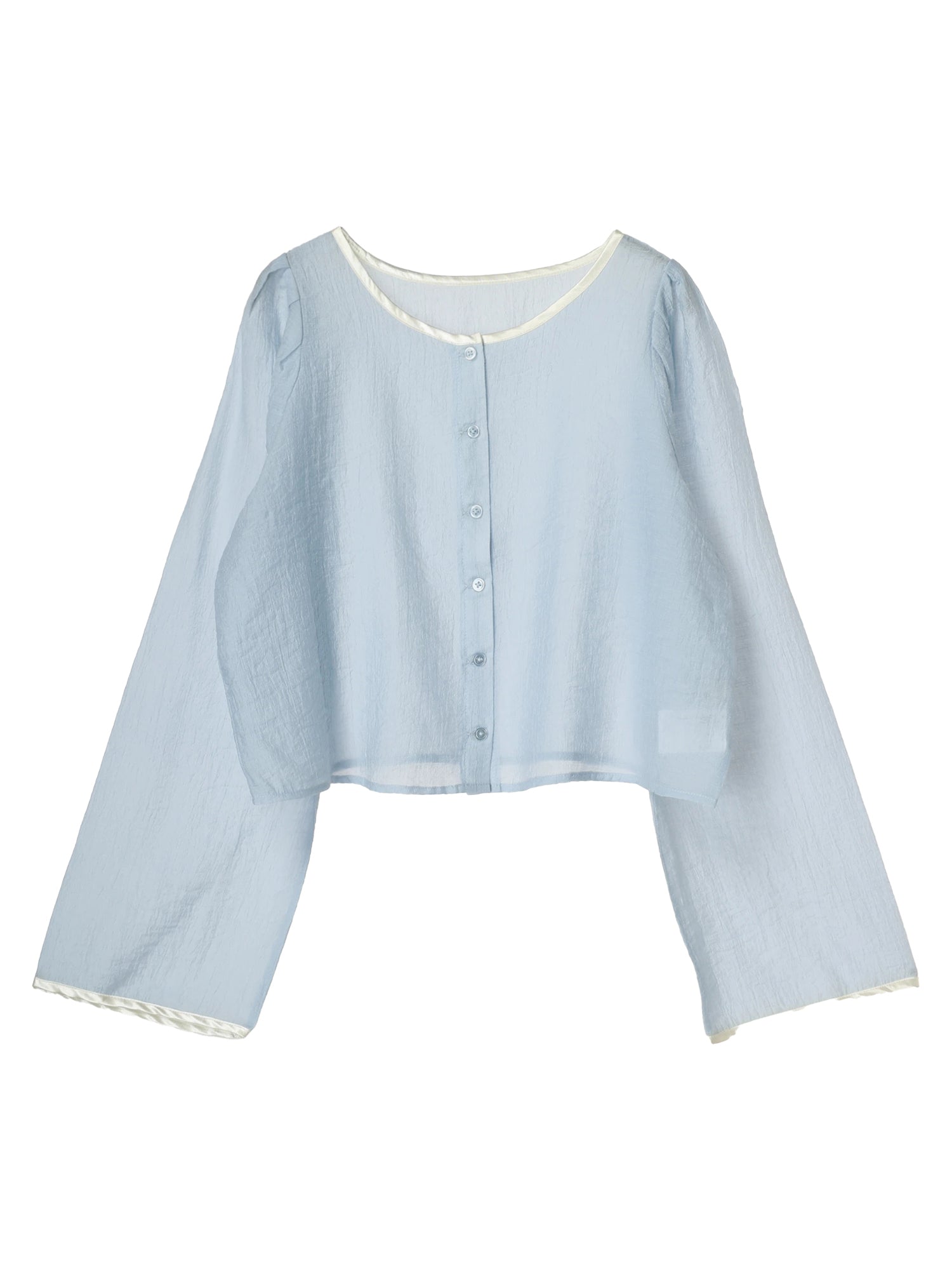 Kaito Sheer Piping Shirt