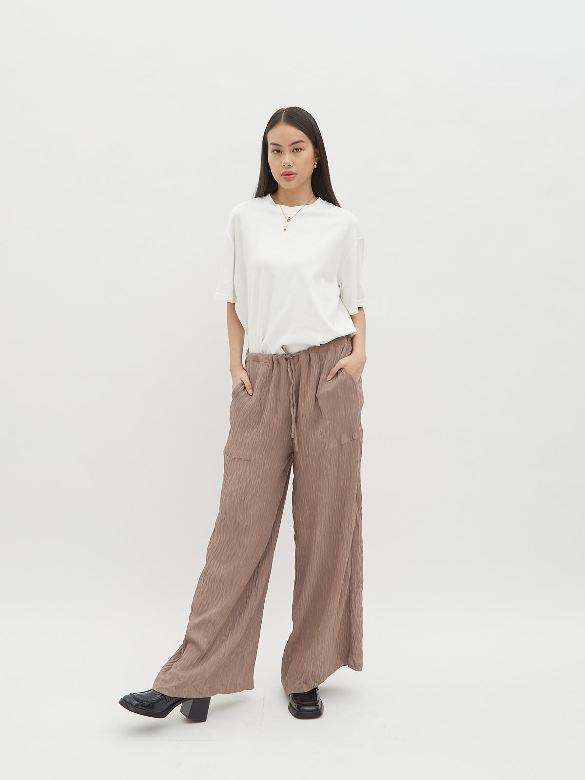 Kalia Drawstring Pants - Velvet at Bobo