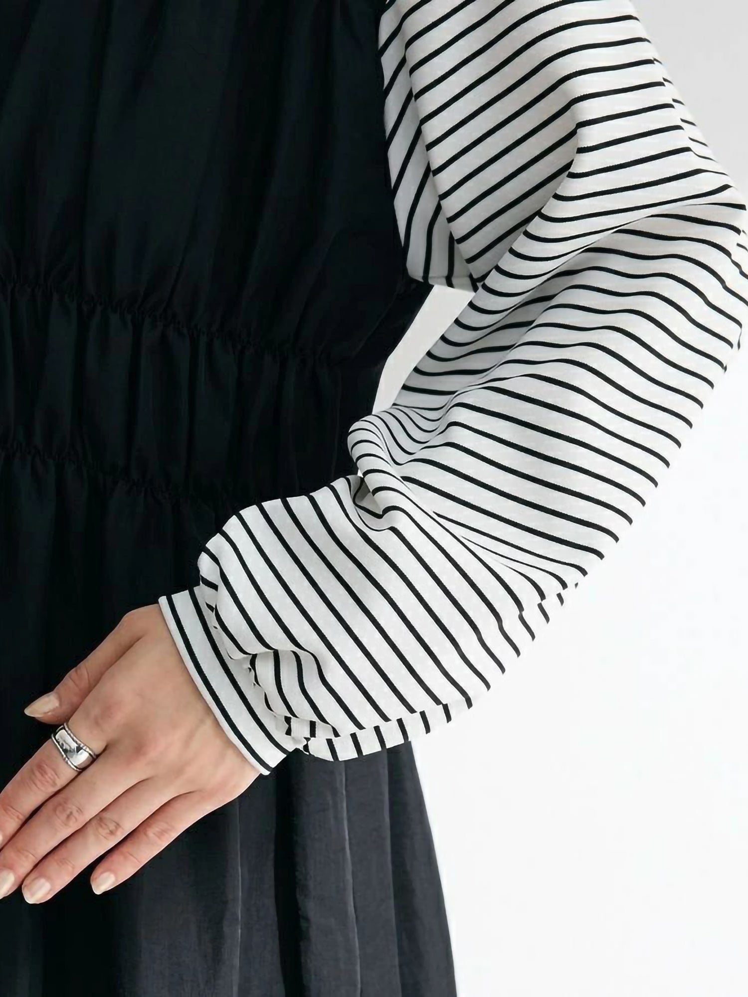 Kamari Shirred Docking Dress
