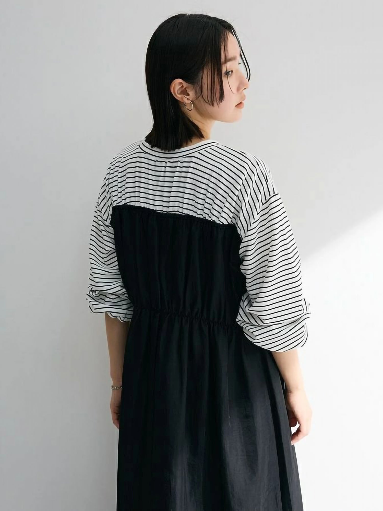 Kamari Shirred Docking Dress