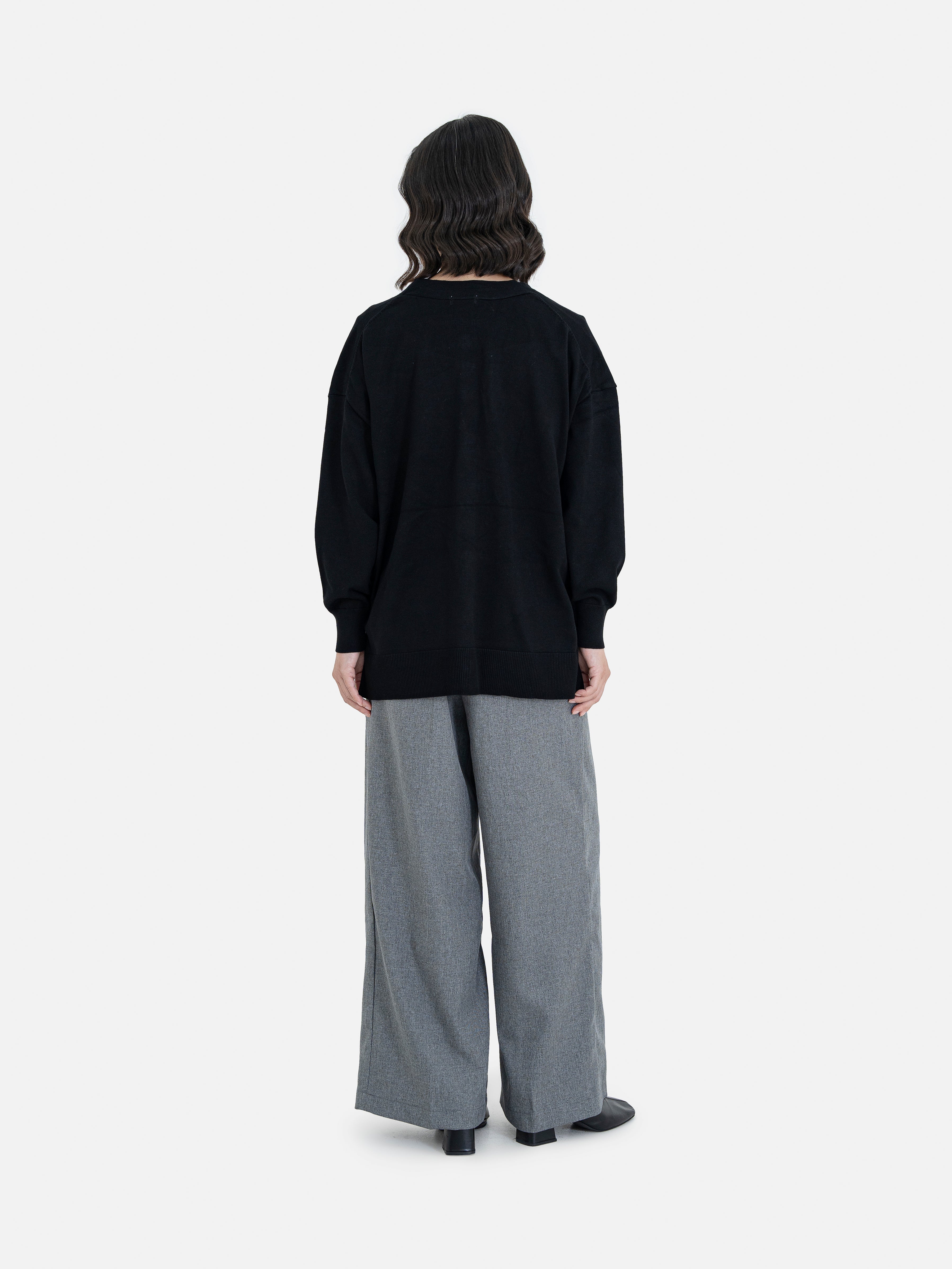 Kanami Loose V-Neck Cardigan