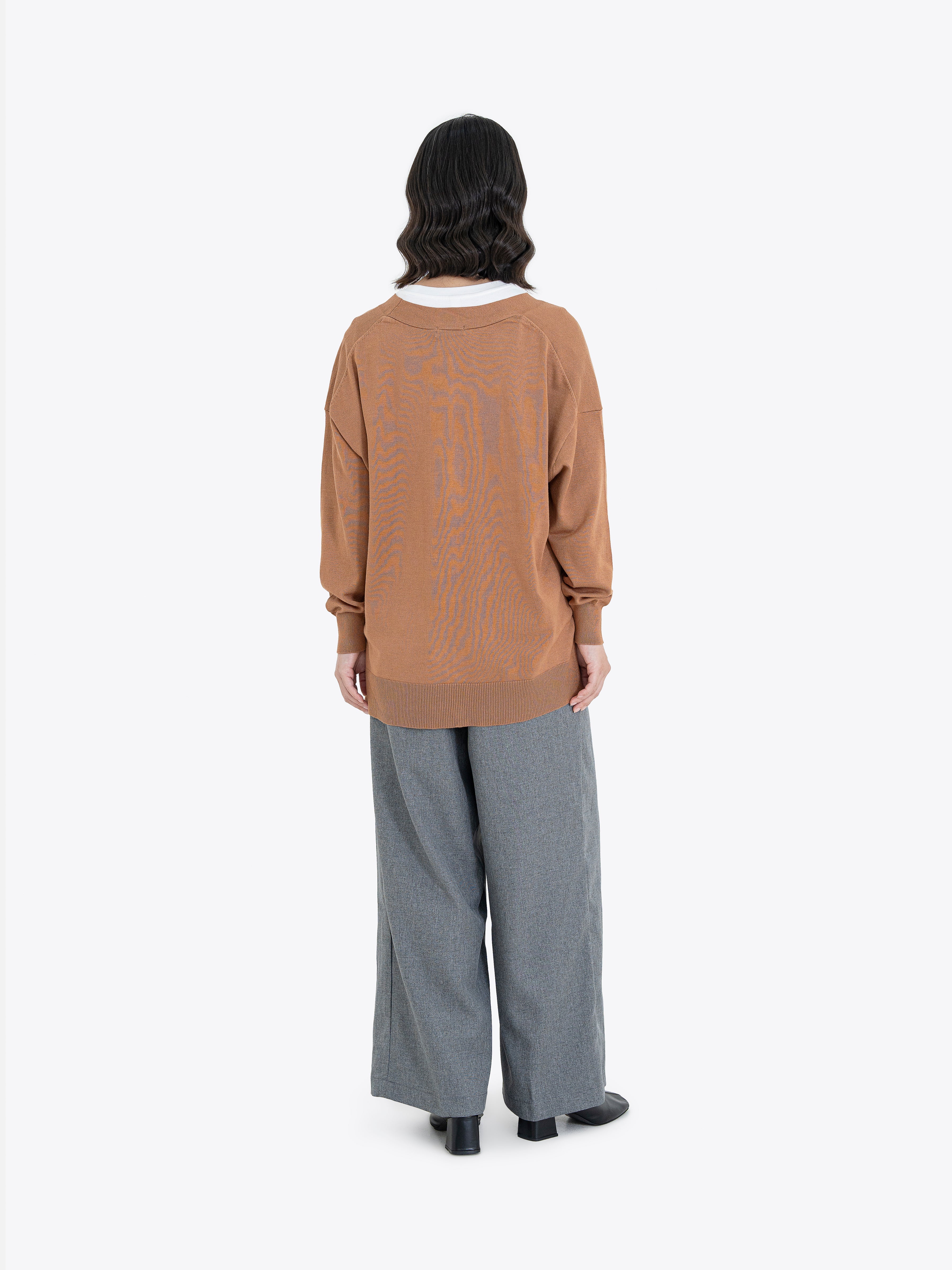 Kanami Loose V-Neck Cardigan