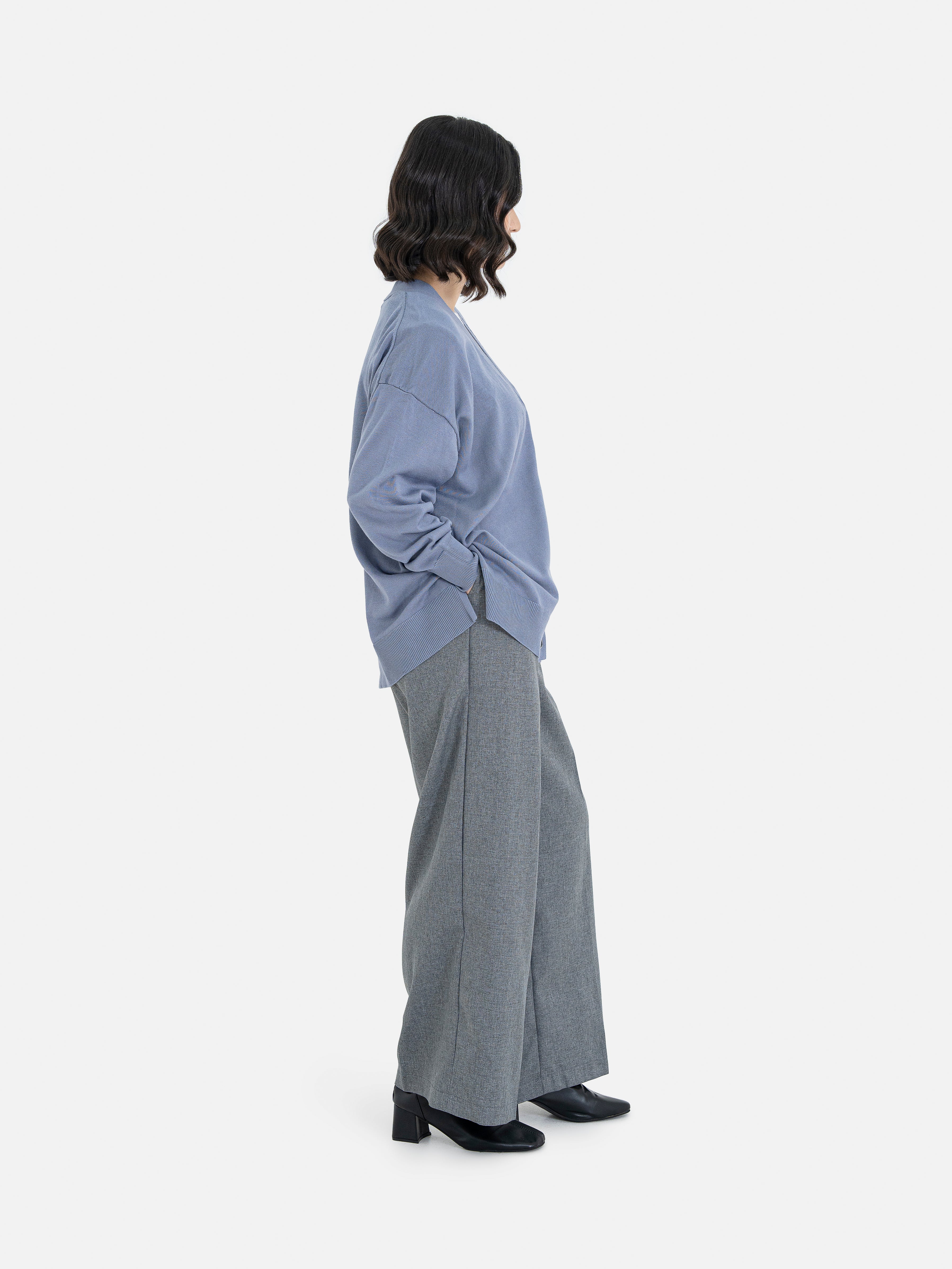 Kanami Loose V-Neck Cardigan