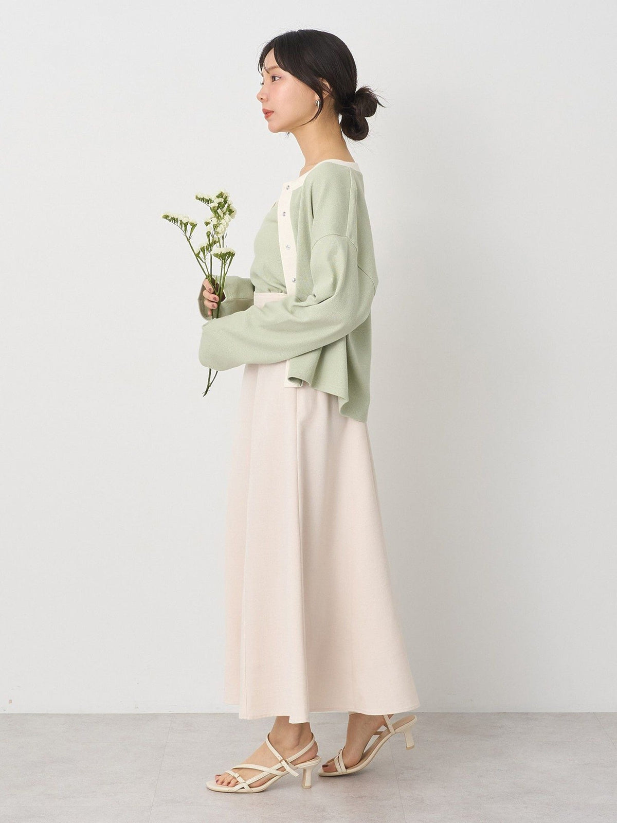 Kanzan Ribbed Cardigan Set