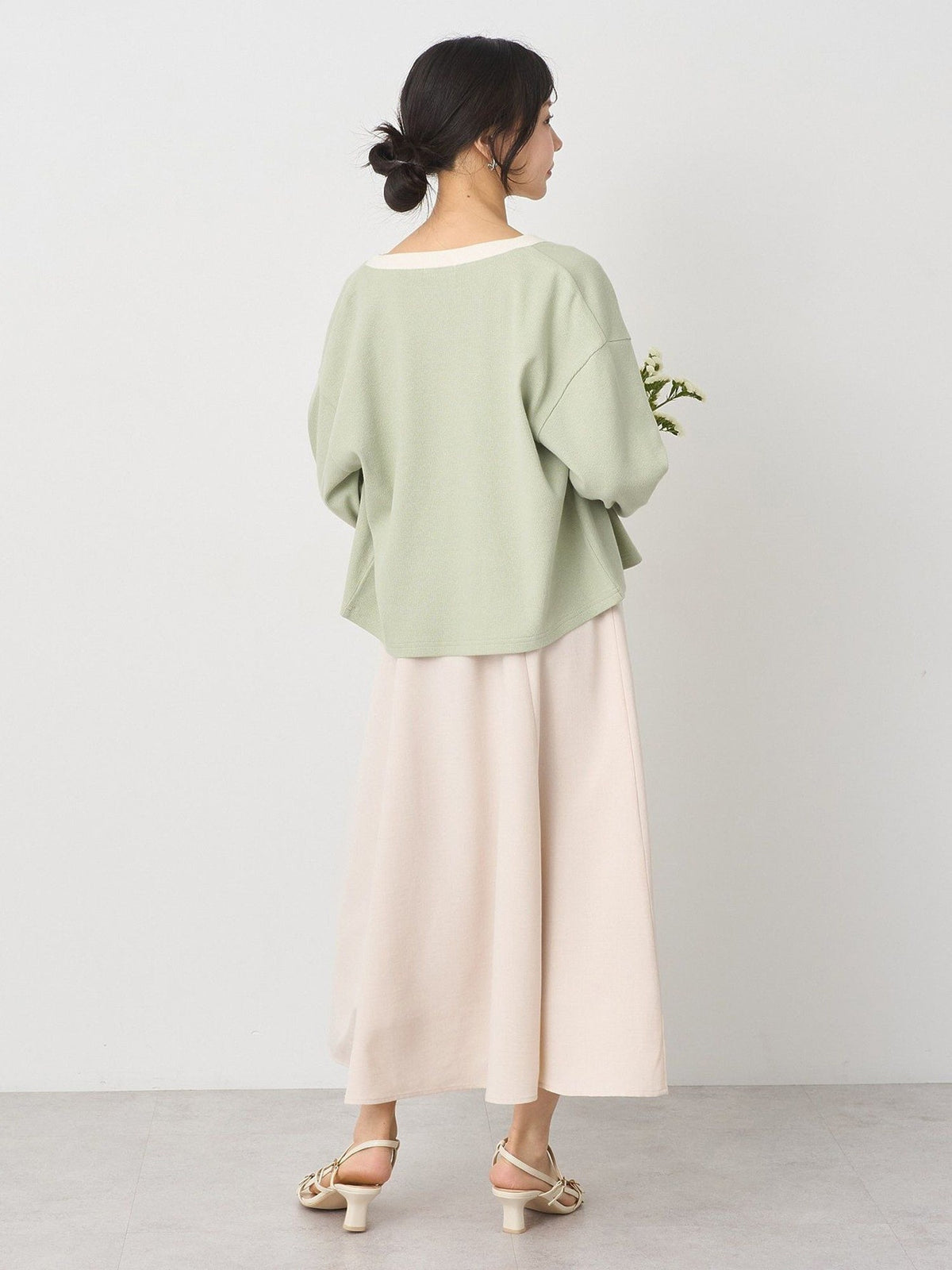 Kanzan Ribbed Cardigan Set