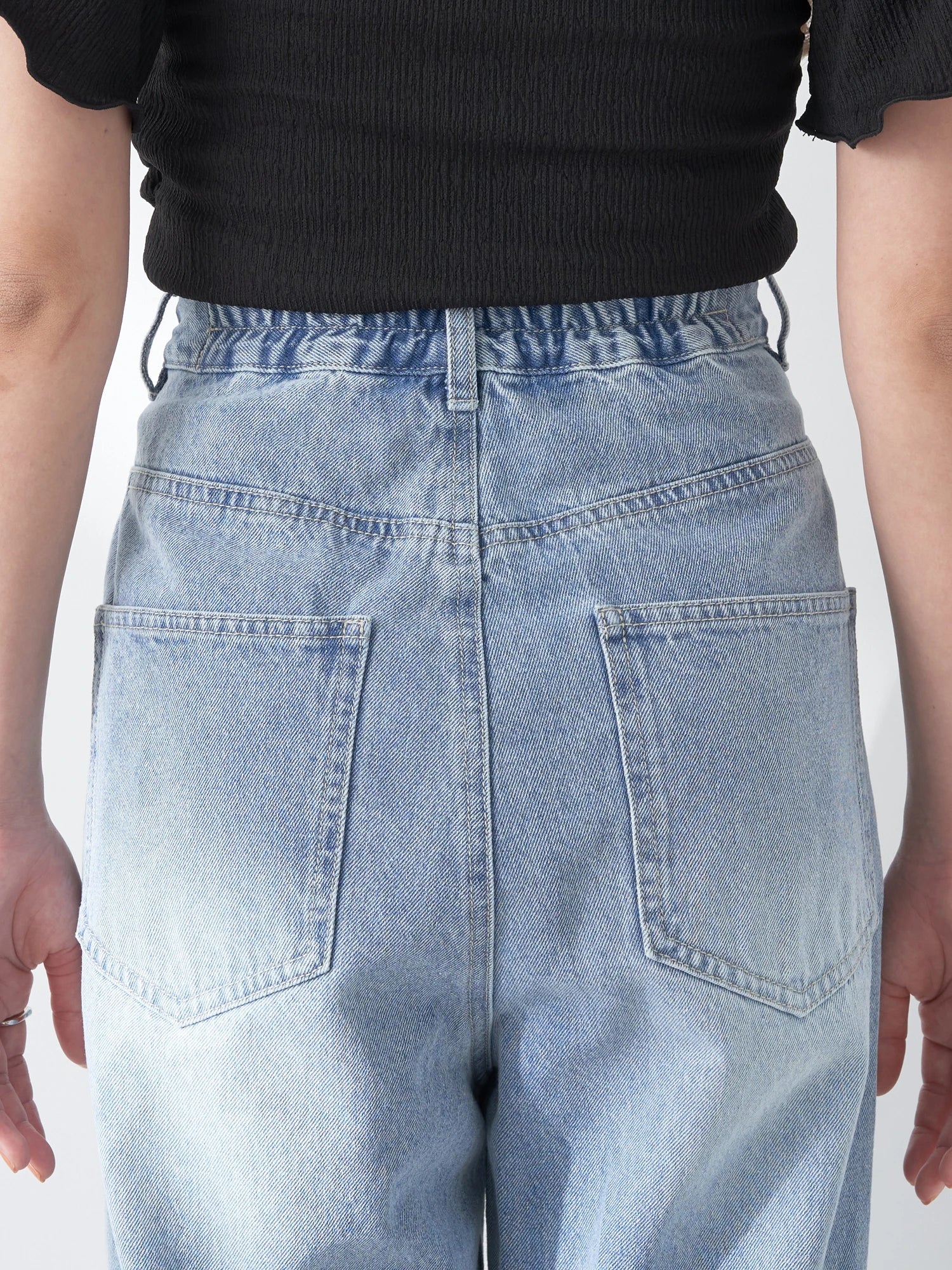 Kenzi Tuck Hook Denim Pants