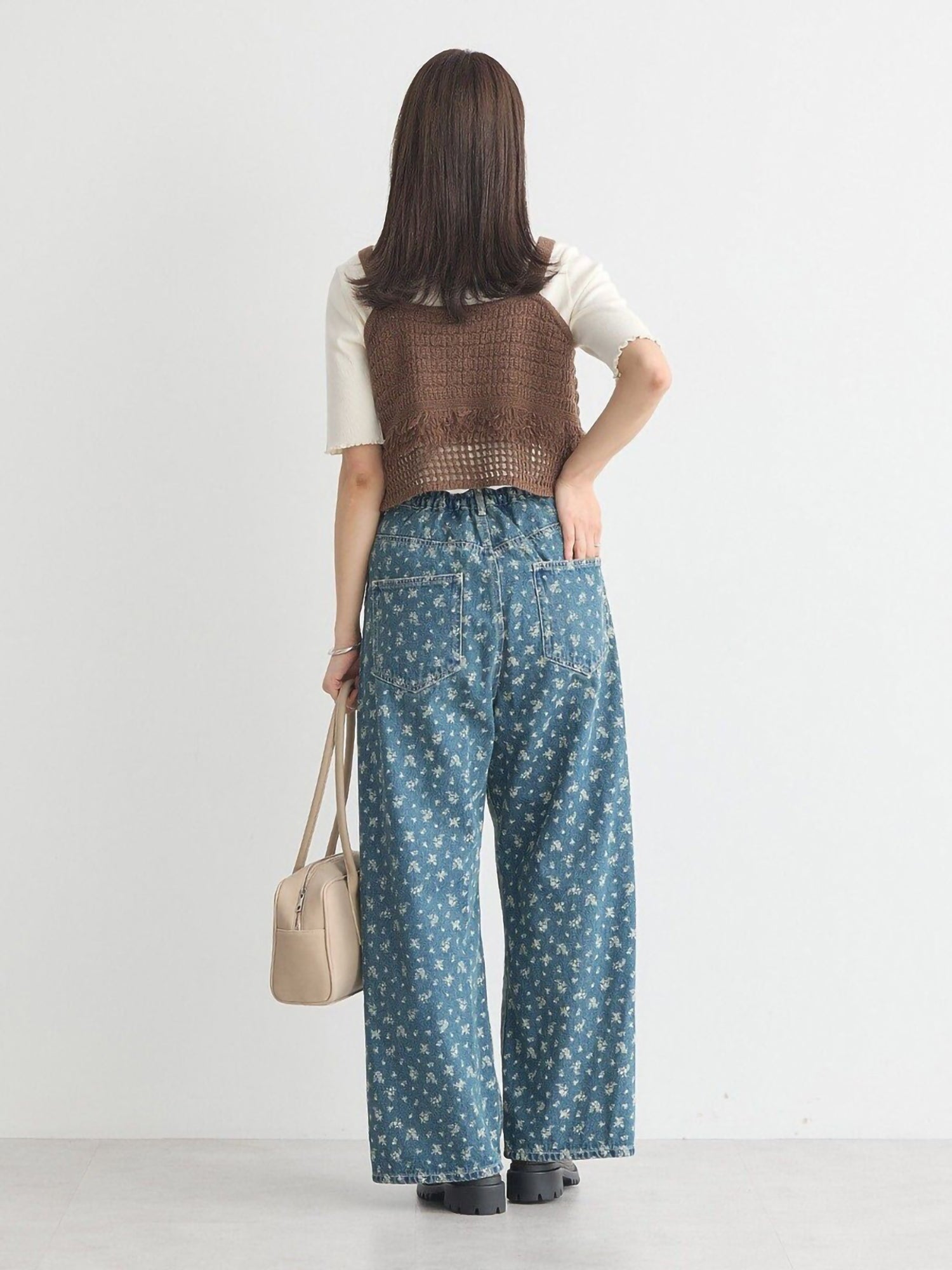Kenzi Tuck Hook Denim Pants