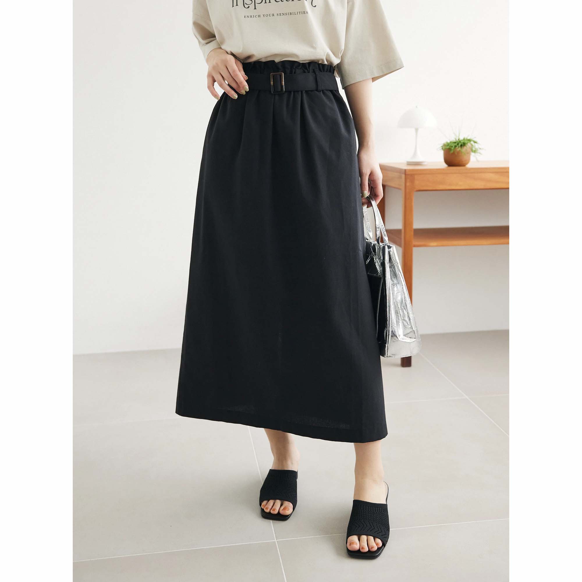 Khansai Buckle Belt Skirt