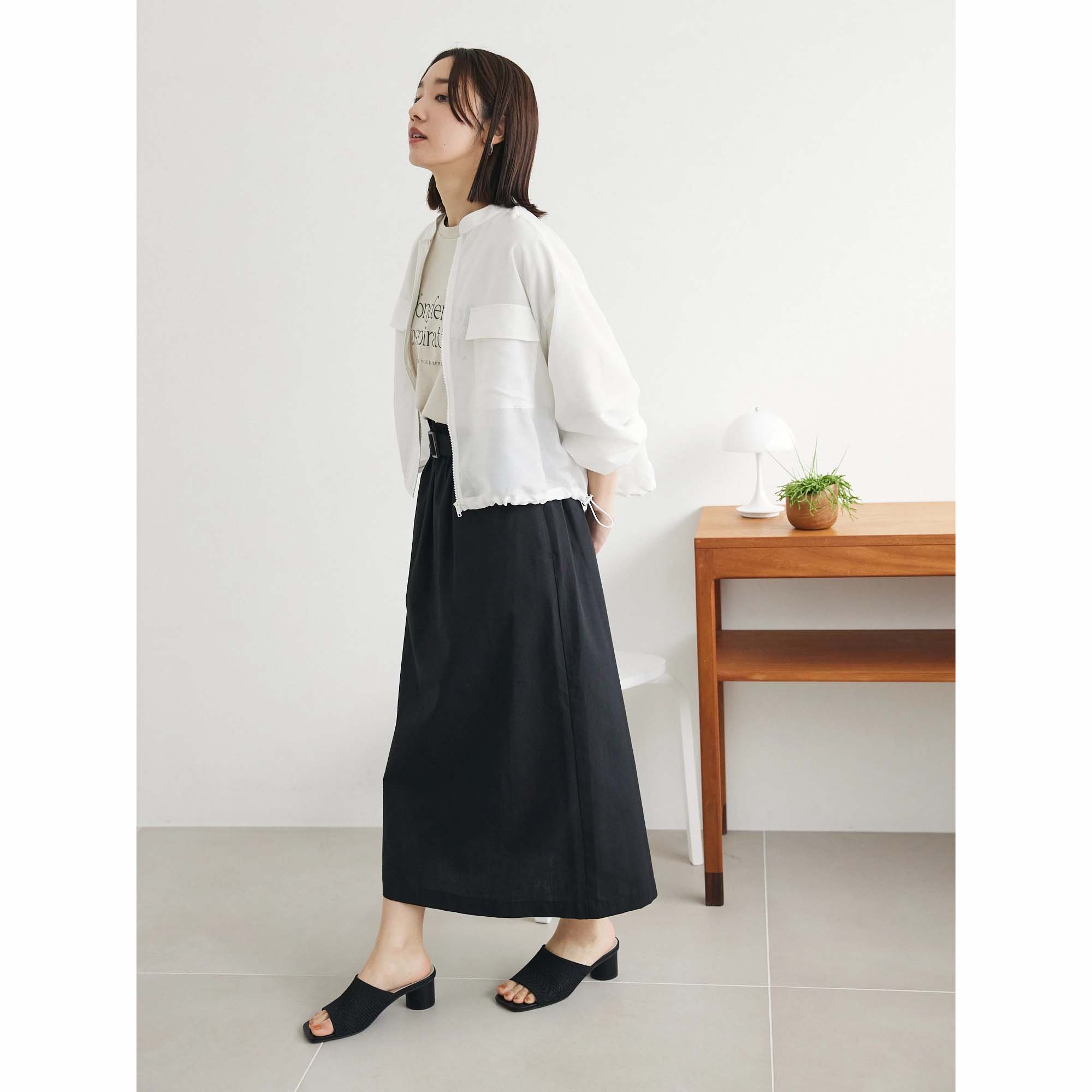 Khansai Buckle Belt Skirt