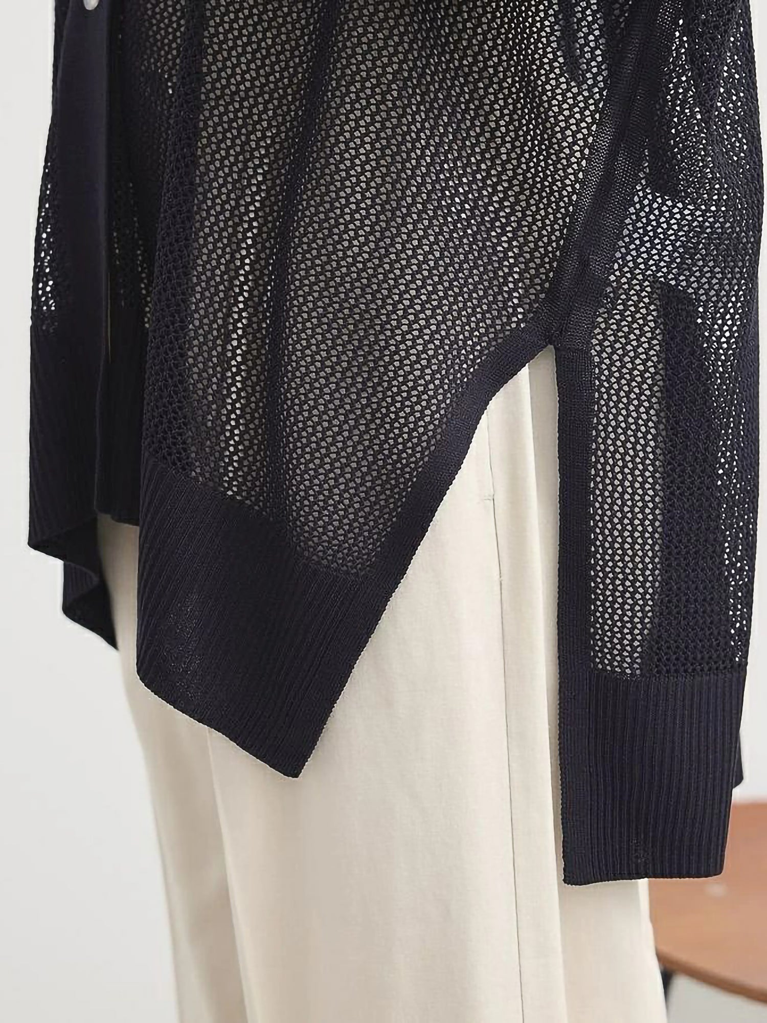 Kiomi Mesh Loose Cardigan