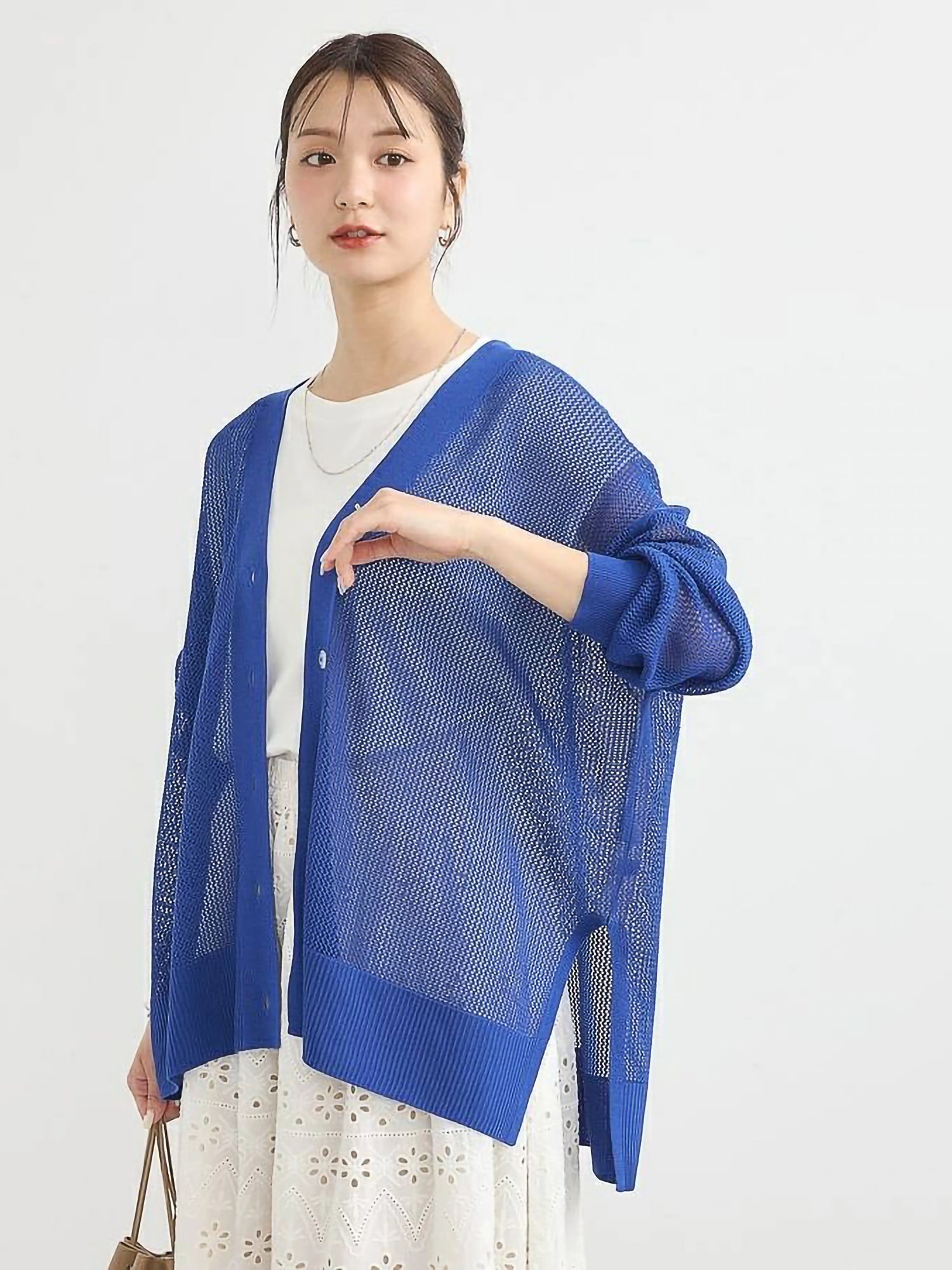 Kiomi Mesh Loose Cardigan