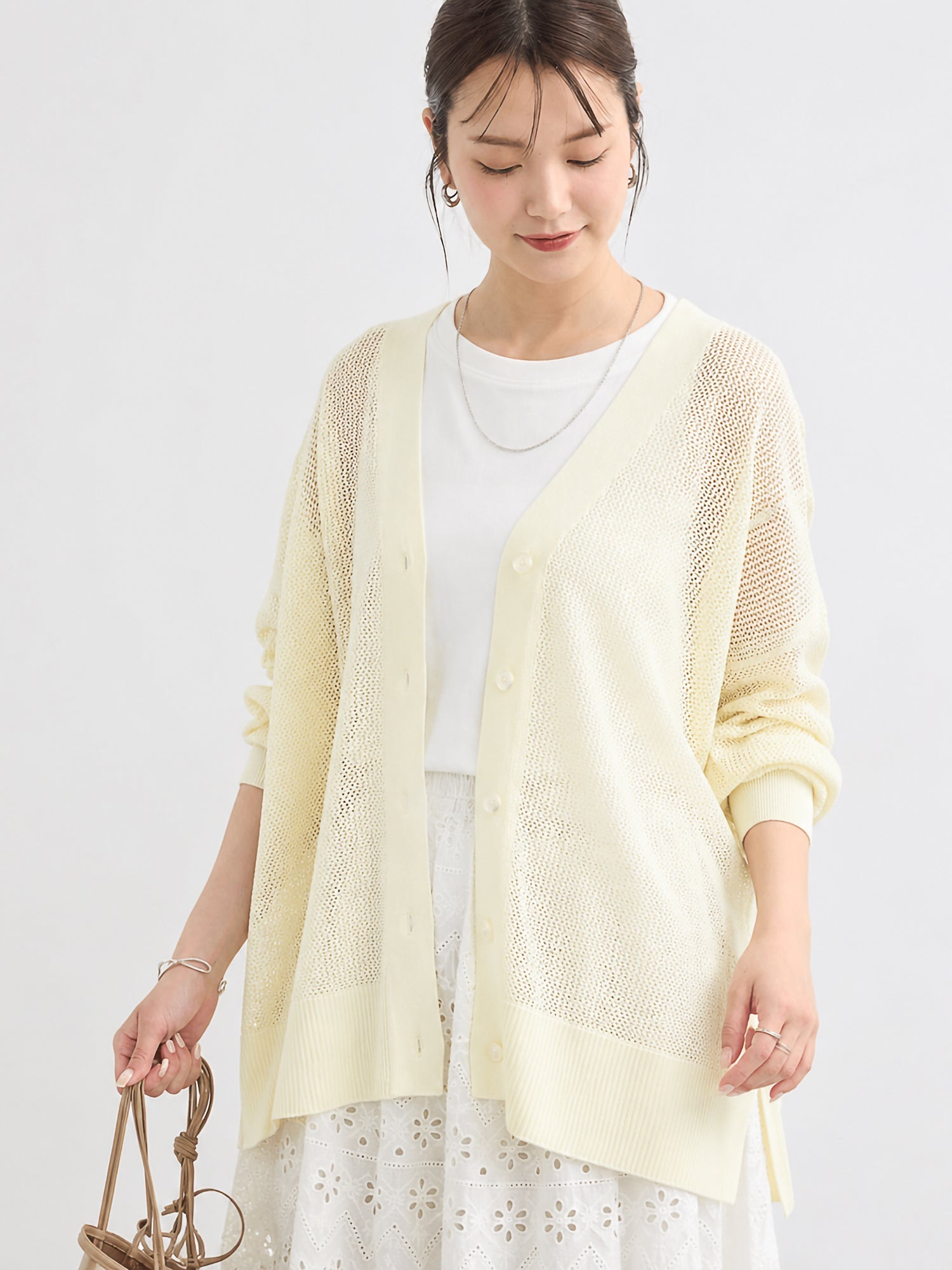 Kiomi Mesh Loose Cardigan